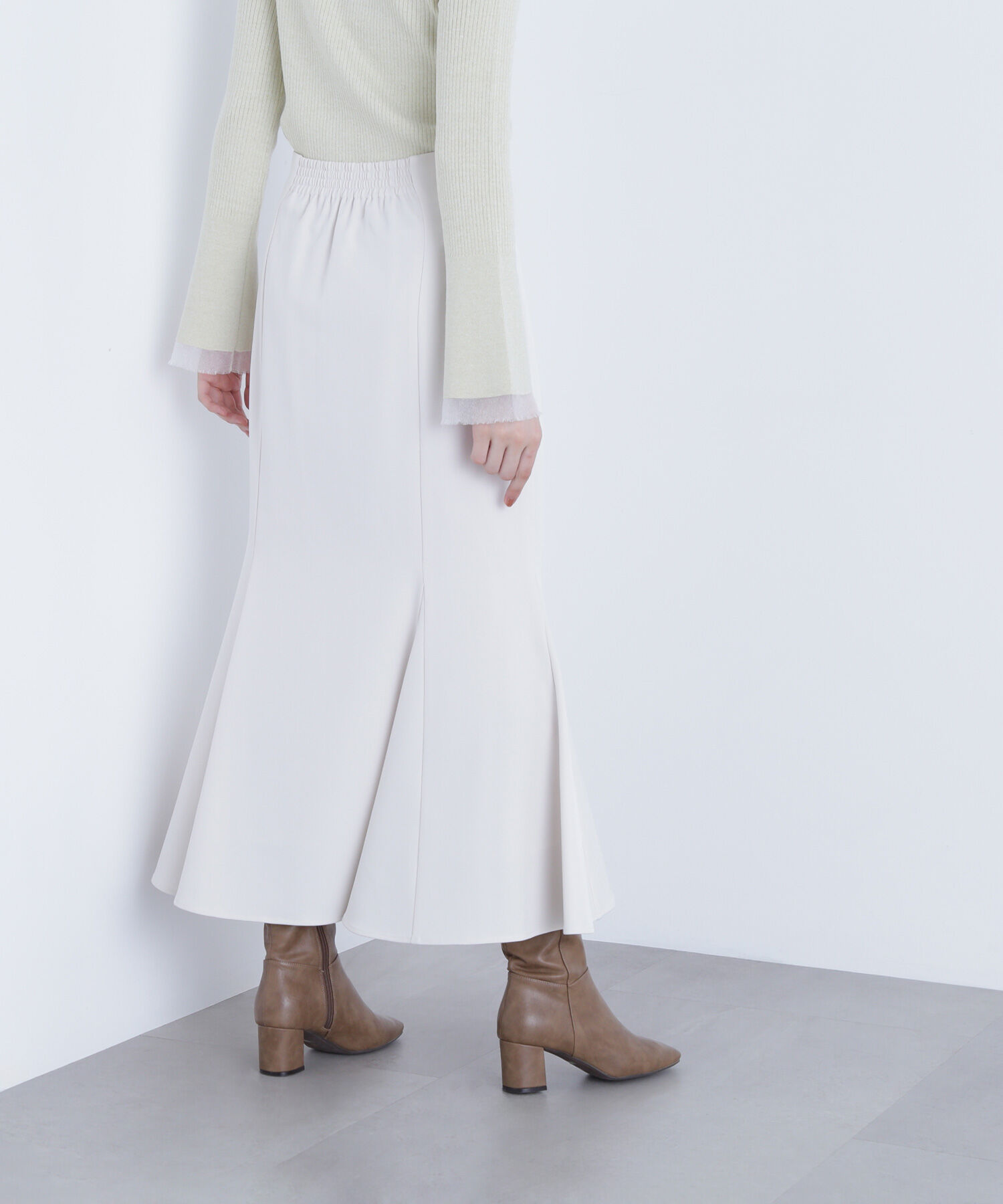  「ヘム切替マーメイドスカート」|スカート|