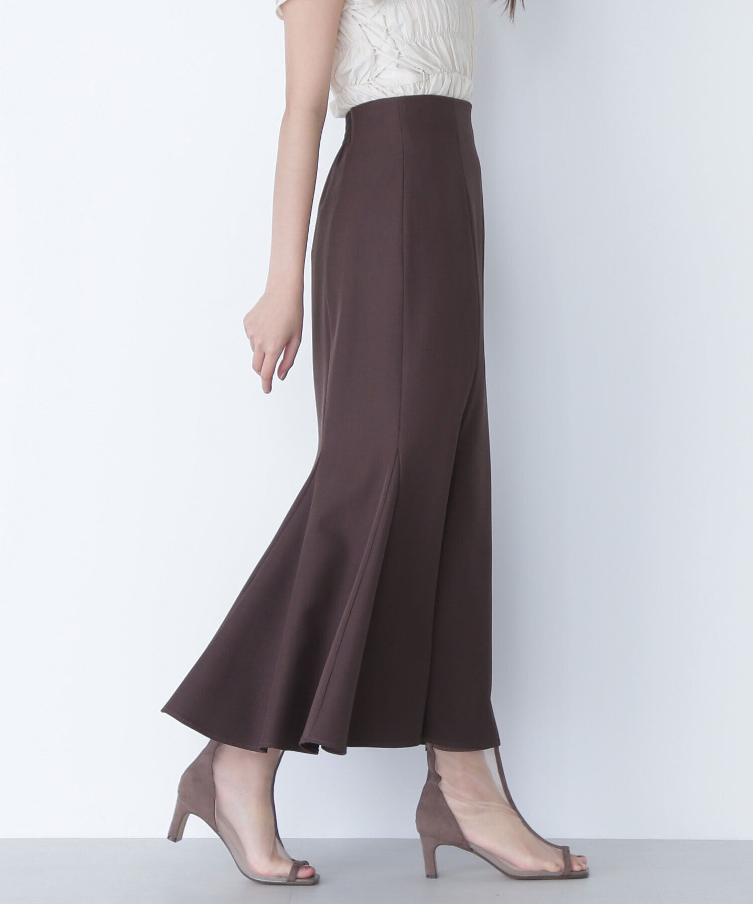  「ヘム切替マーメイドスカート」|スカート|