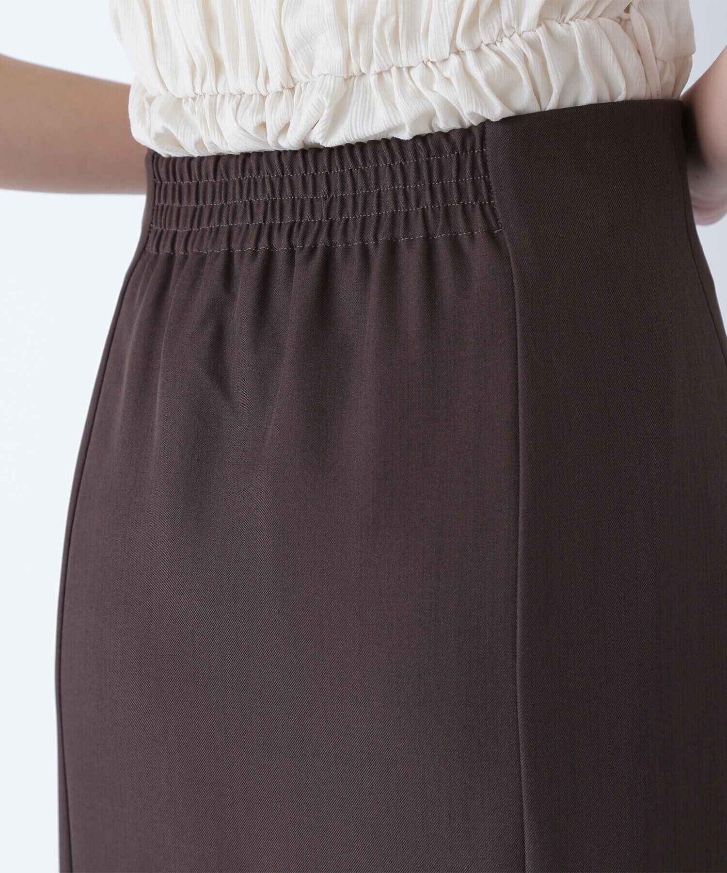  「ヘム切替マーメイドスカート」|スカート|