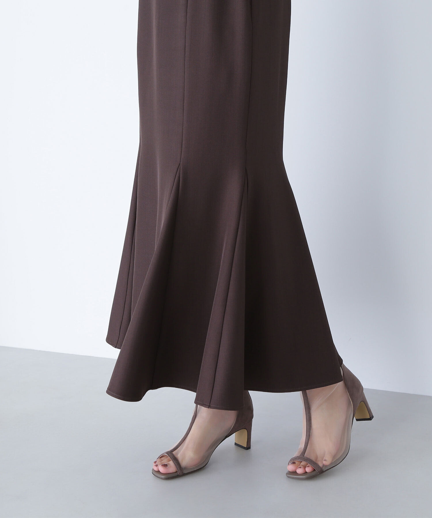  「ヘム切替マーメイドスカート」|スカート|