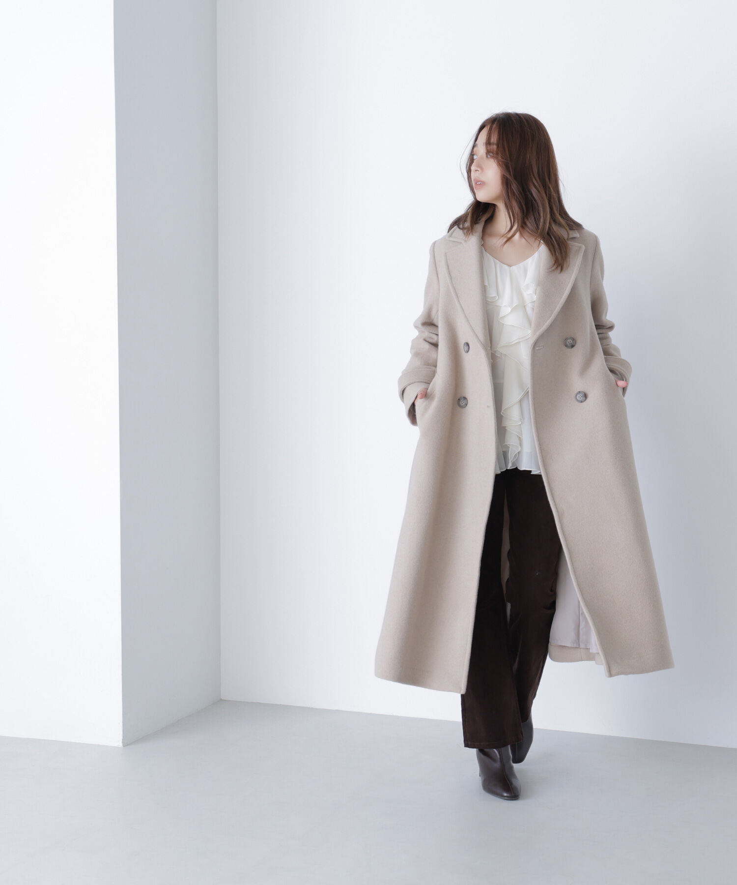  「ビッグカラーダブルチェスターコート」|その他|