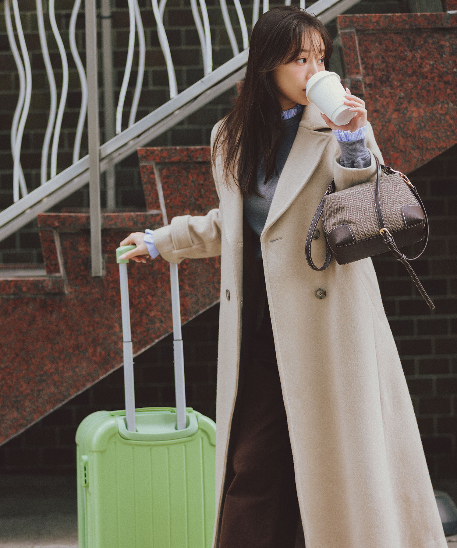  「ビッグカラーダブルチェスターコート」|その他|