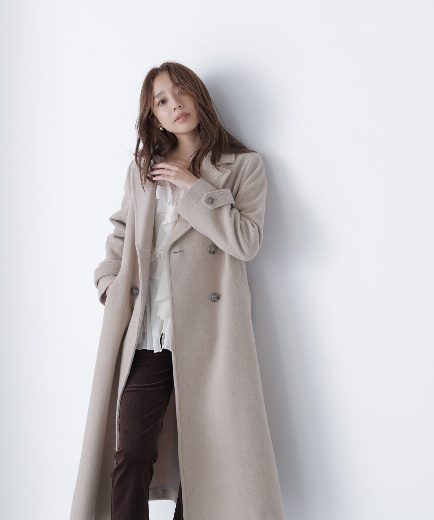  「ビッグカラーダブルチェスターコート」|その他|