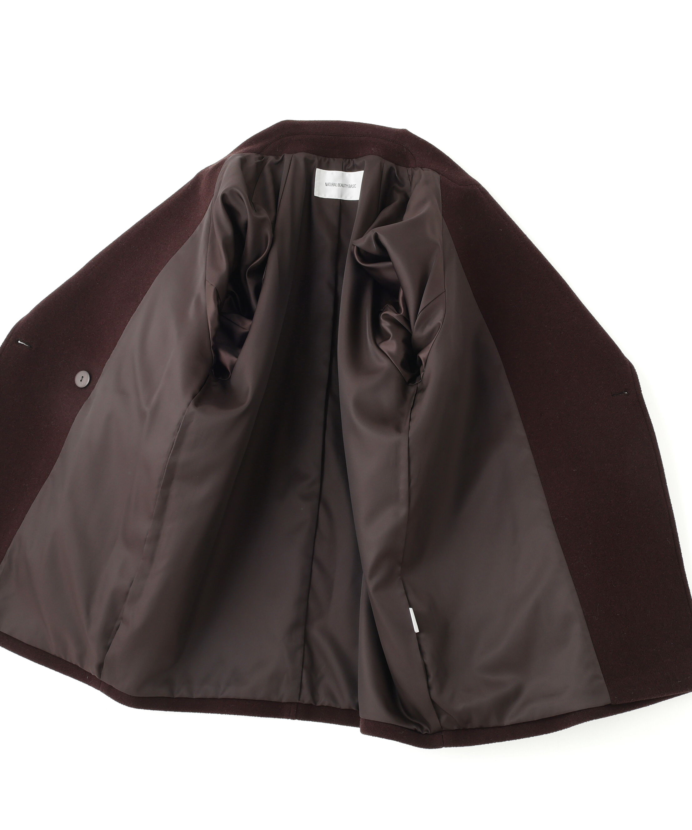  「ダブルブレストフォルムミドルコート」|ブルゾン・スタジャン|