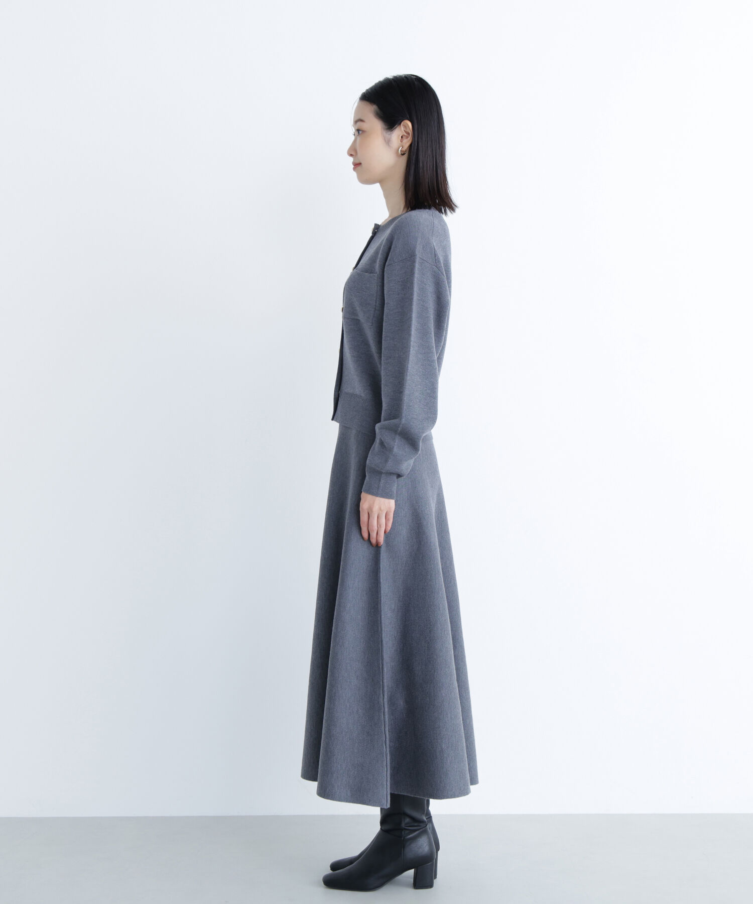  「ダブルフェイスニットセットアップ」|ワンピース|