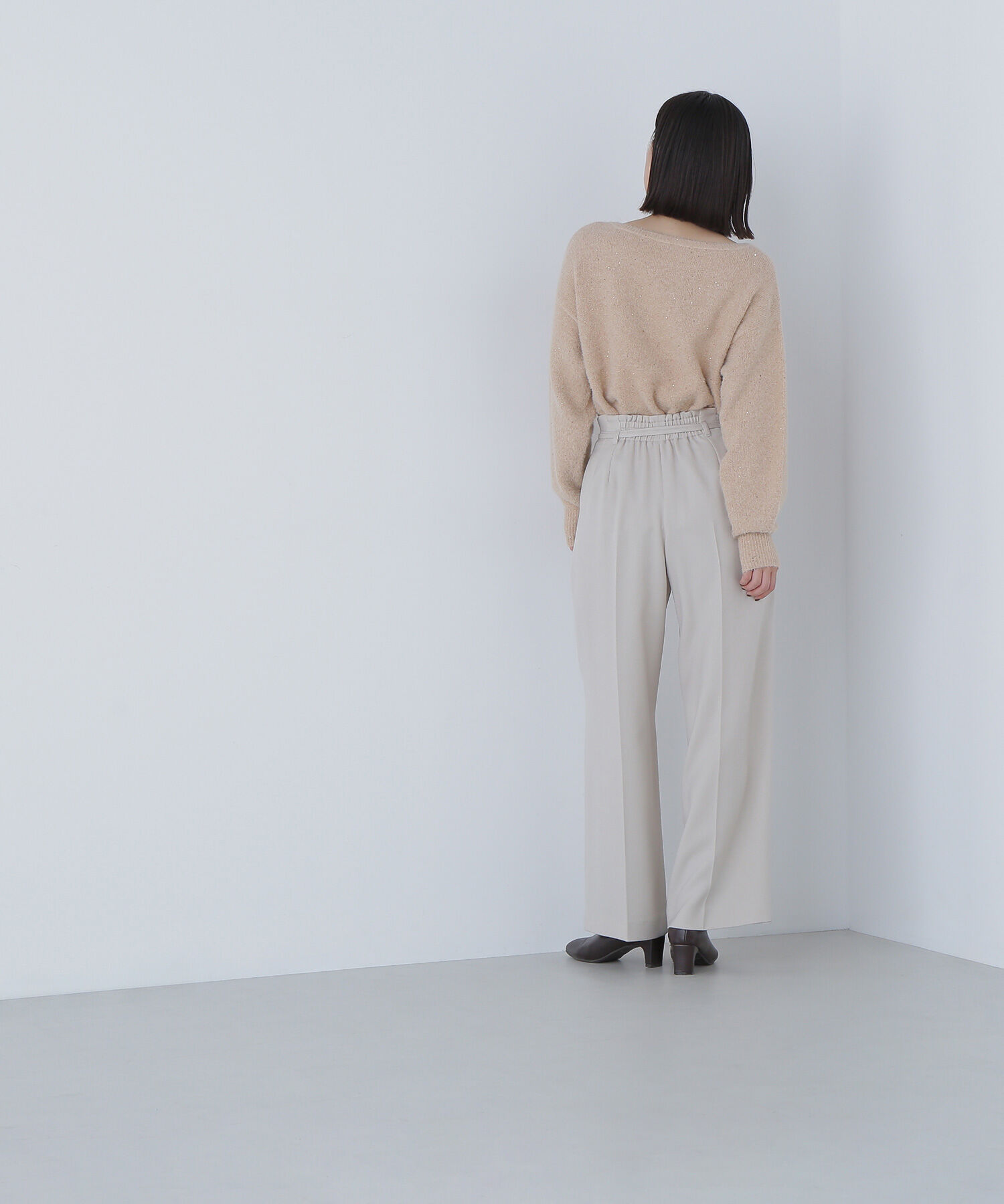  「スパンコールフェザーラメニット」|ニット・セーター|