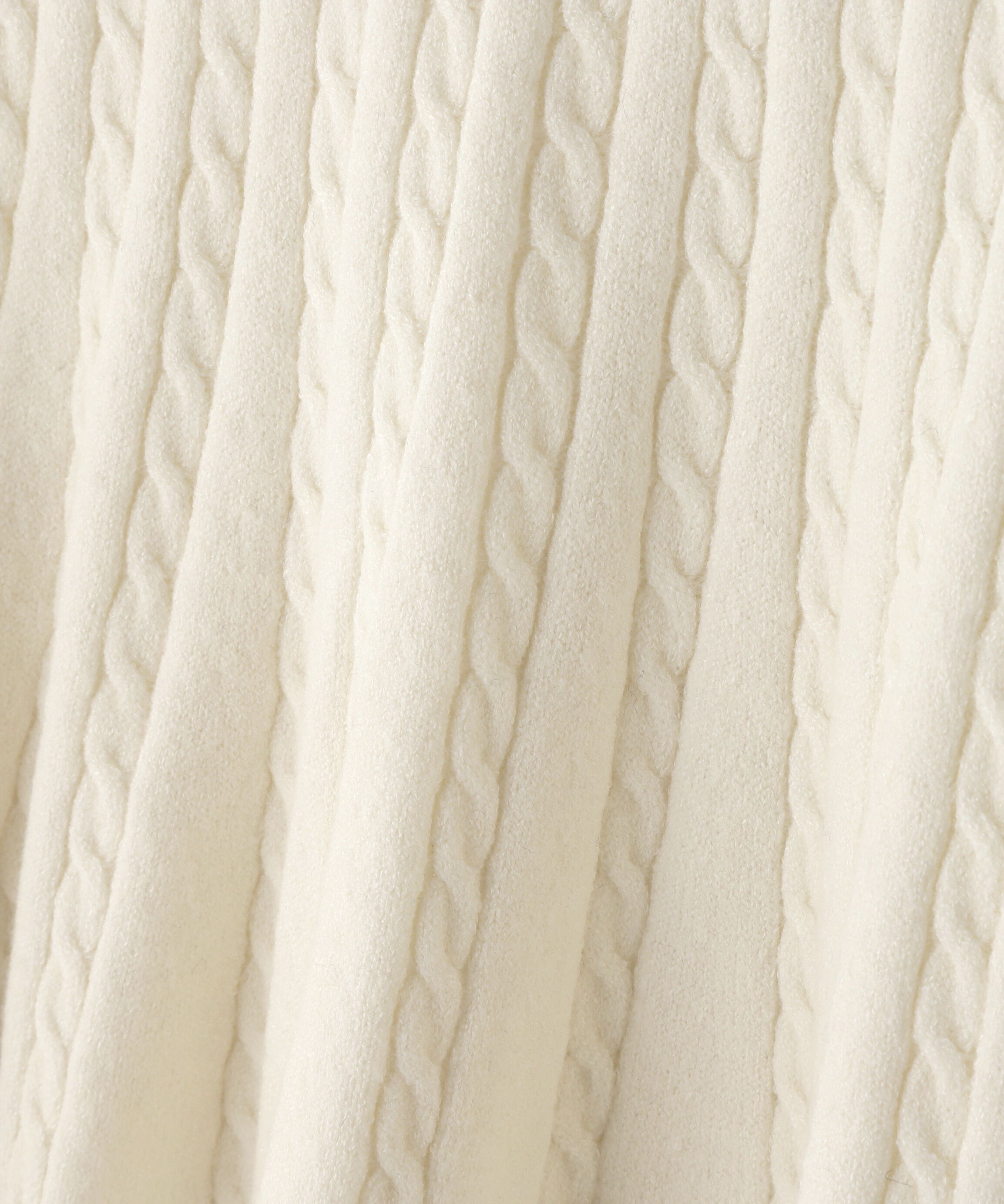  「ケーブルペプラムニット」|ニット・セーター|