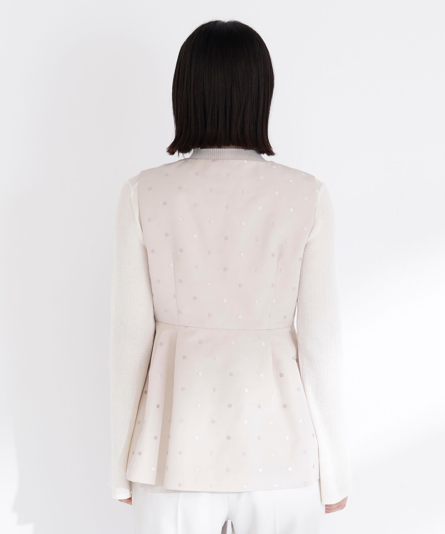  「ドットペプラムジレ」|ブルゾン・スタジャン|