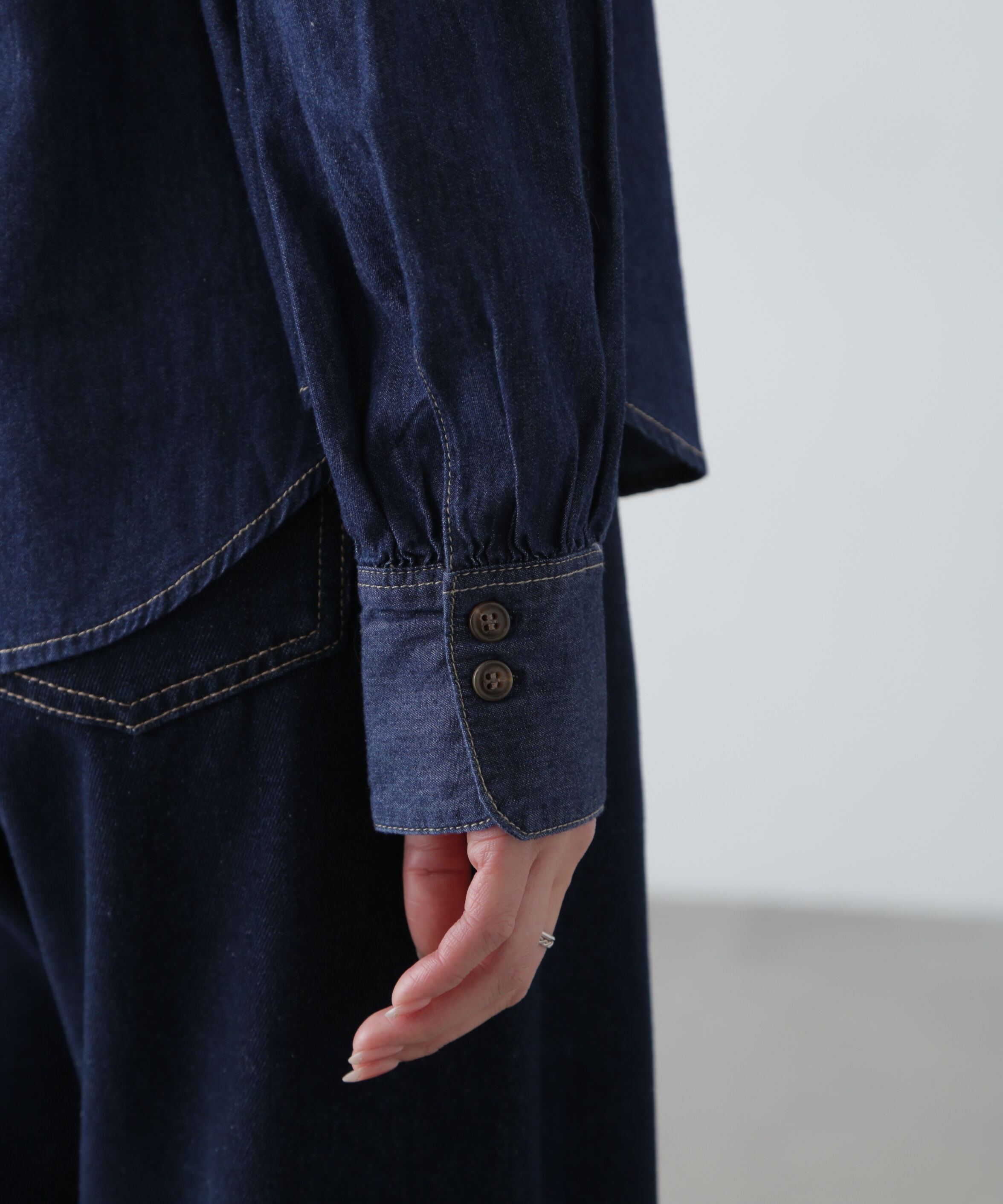  「スタンドフリルブラウス」|シャツ・ブラウス|