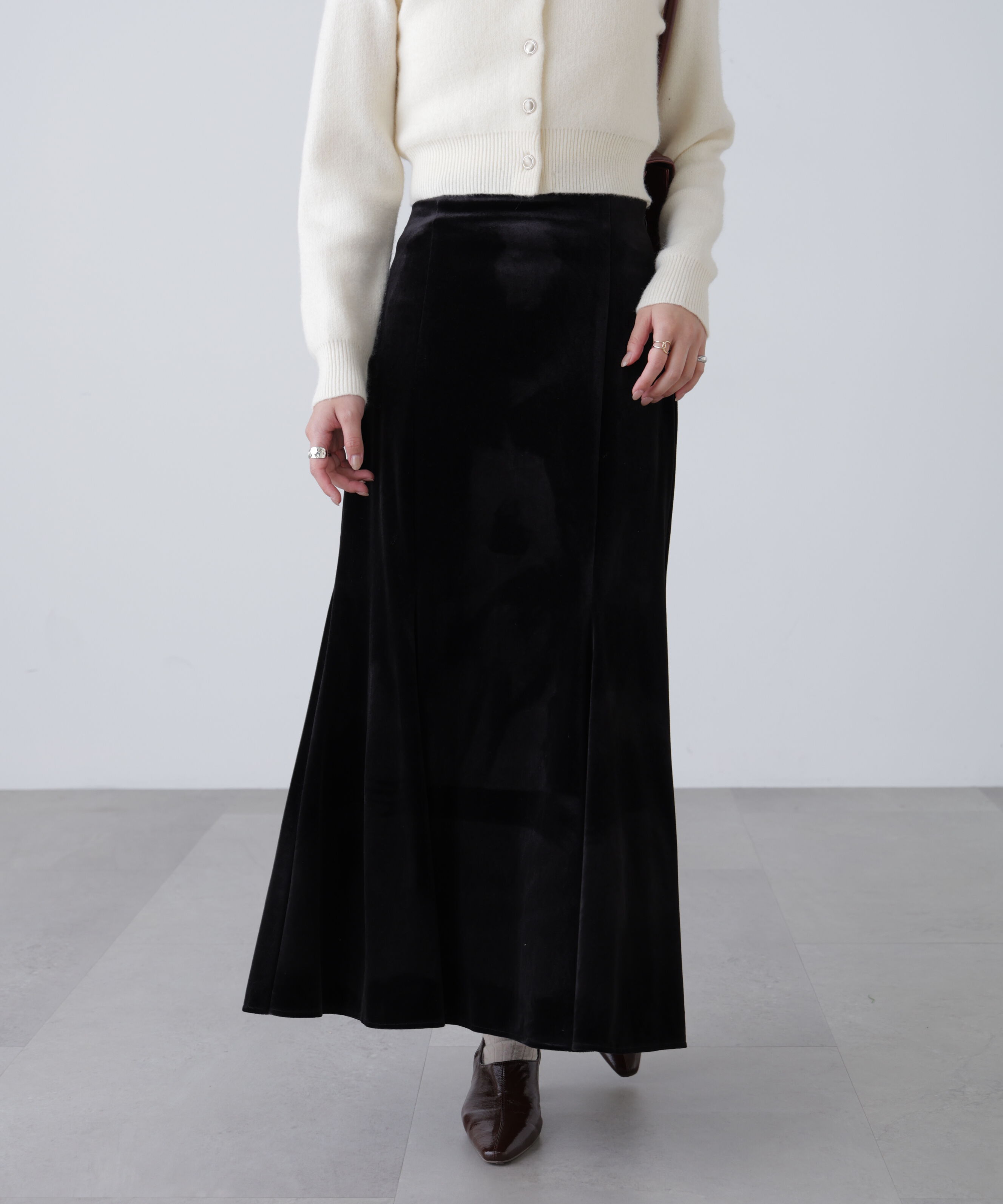  「ベロアマーメイドスカート」|スカート|