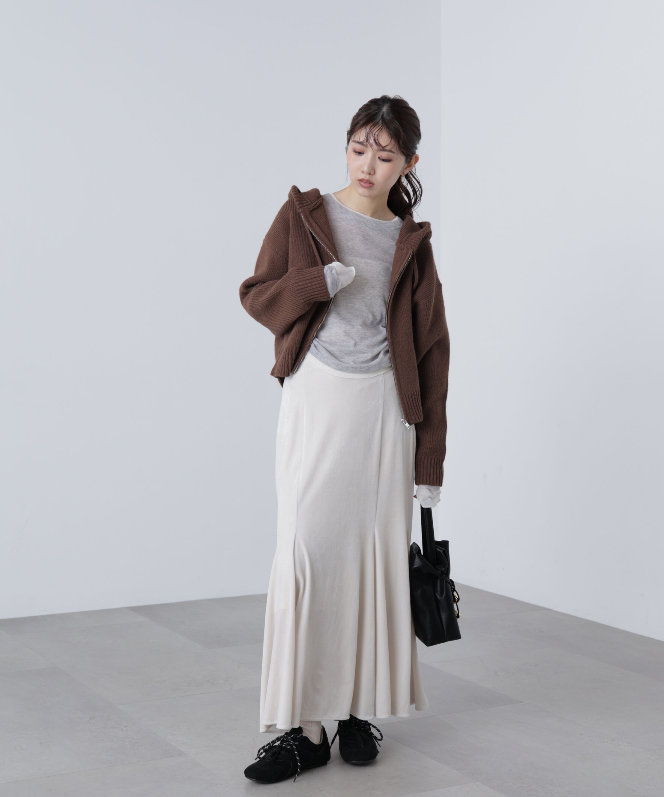  「ベロアマーメイドスカート」|スカート|