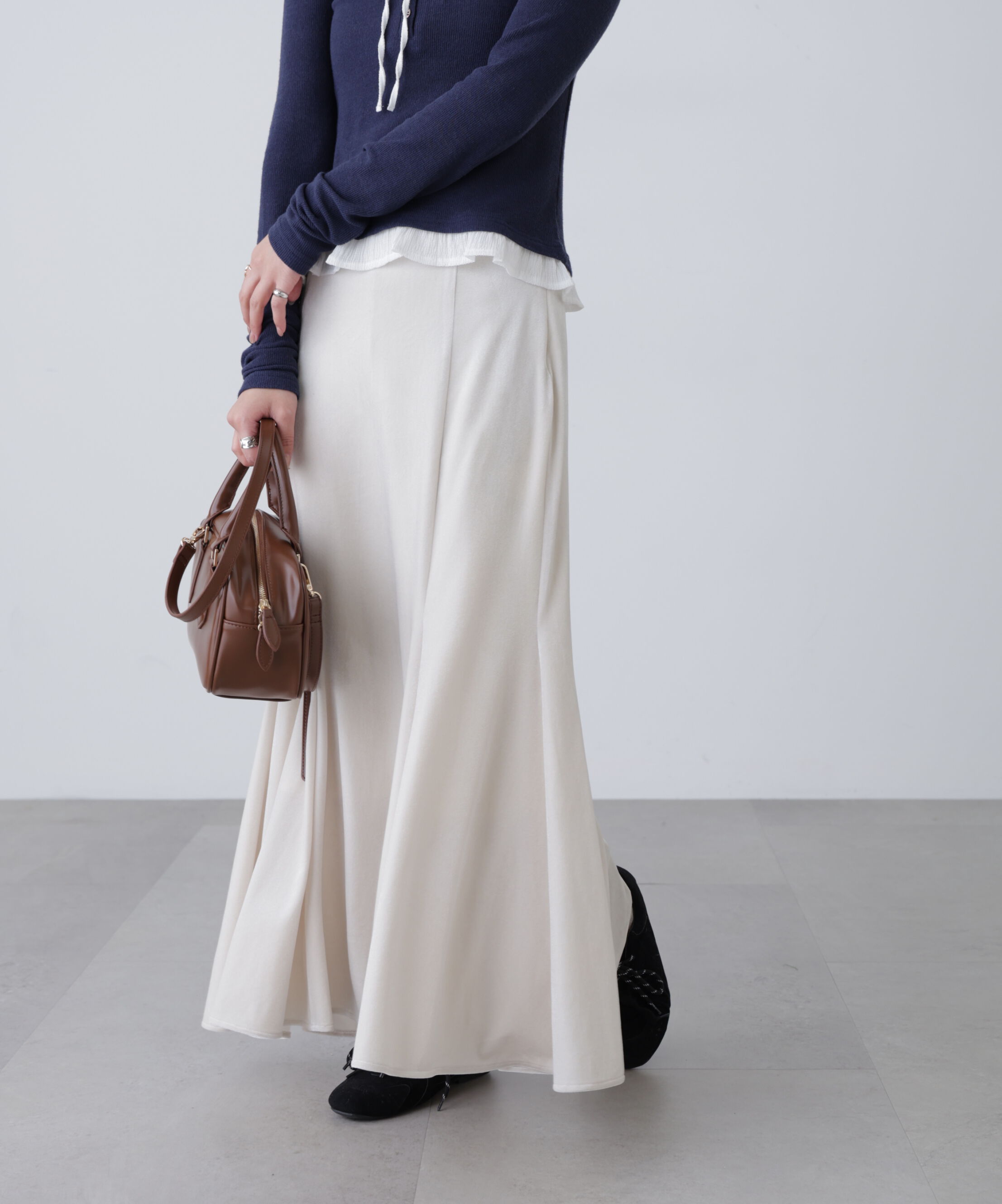  「ベロアマーメイドスカート」|スカート|