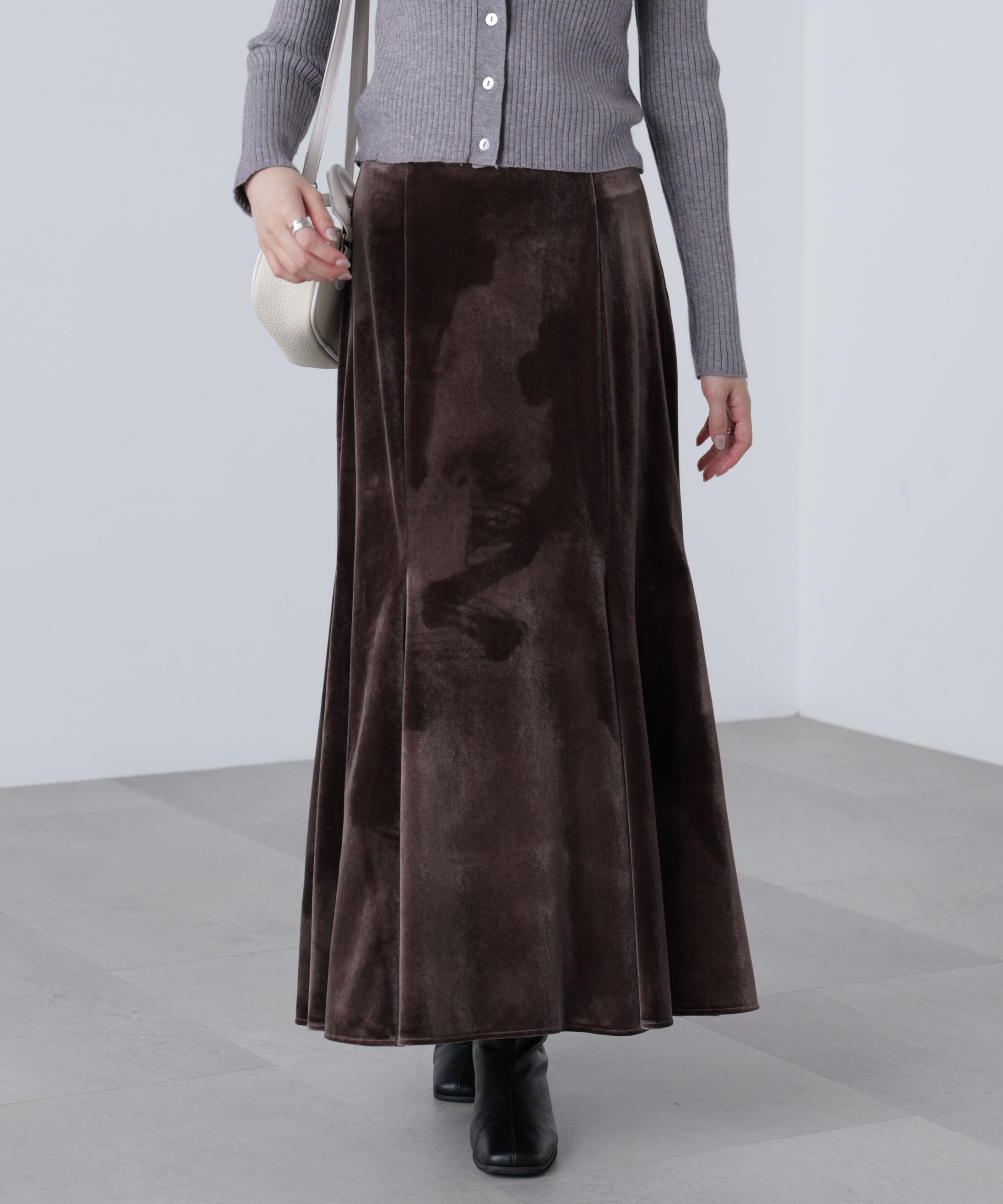  「ベロアマーメイドスカート」|スカート|