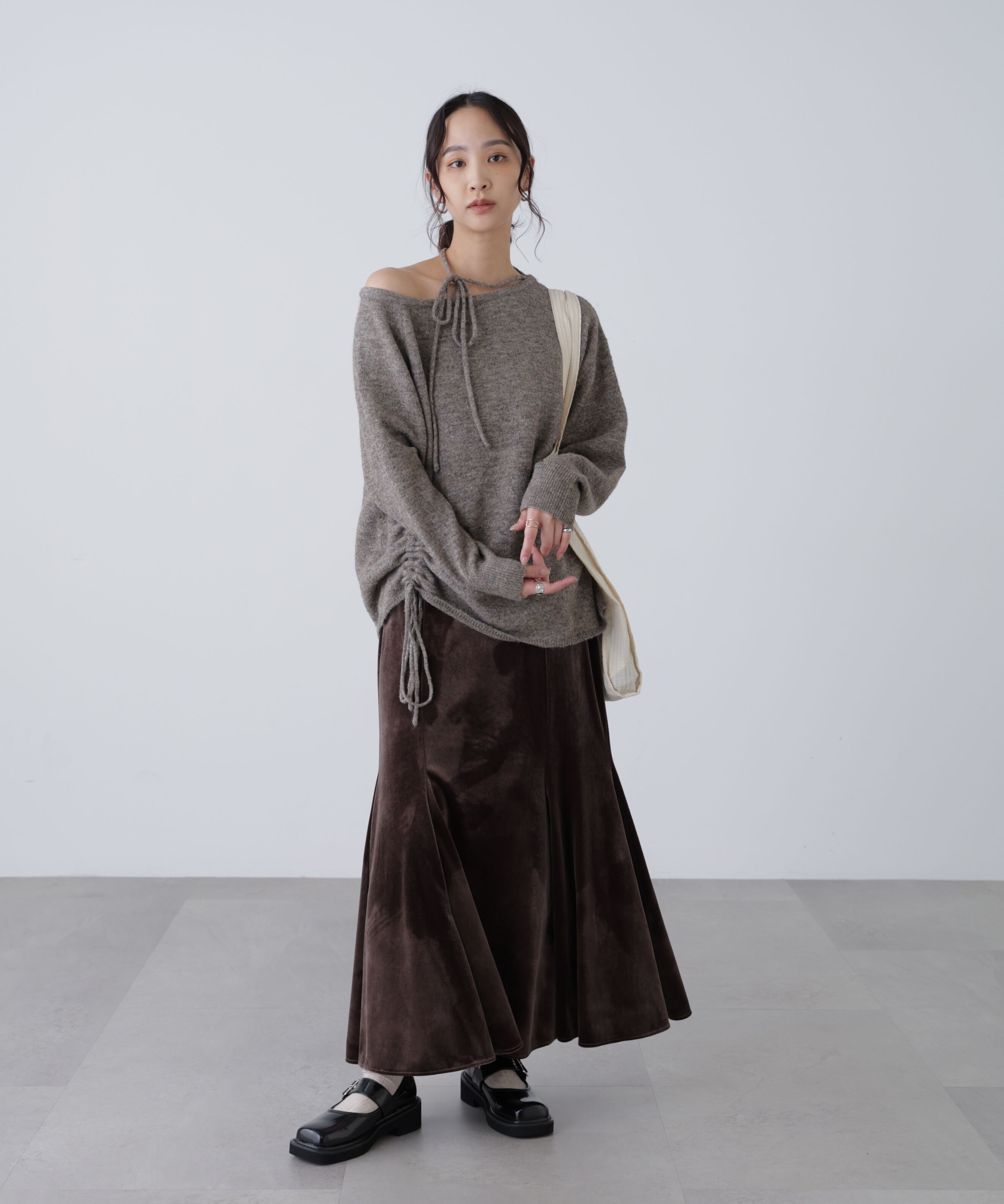  「ベロアマーメイドスカート」|スカート|