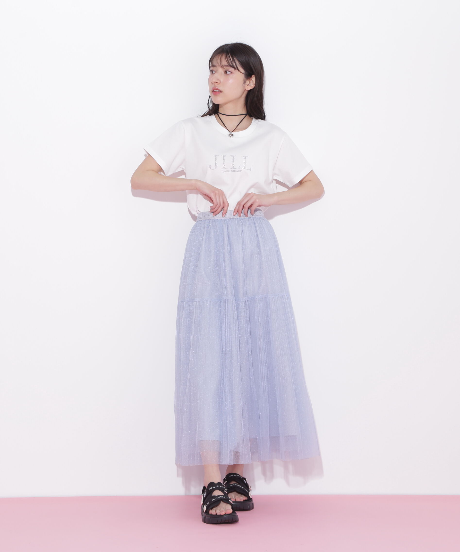 「ボリュームティアードチュールスカート」|スカート|