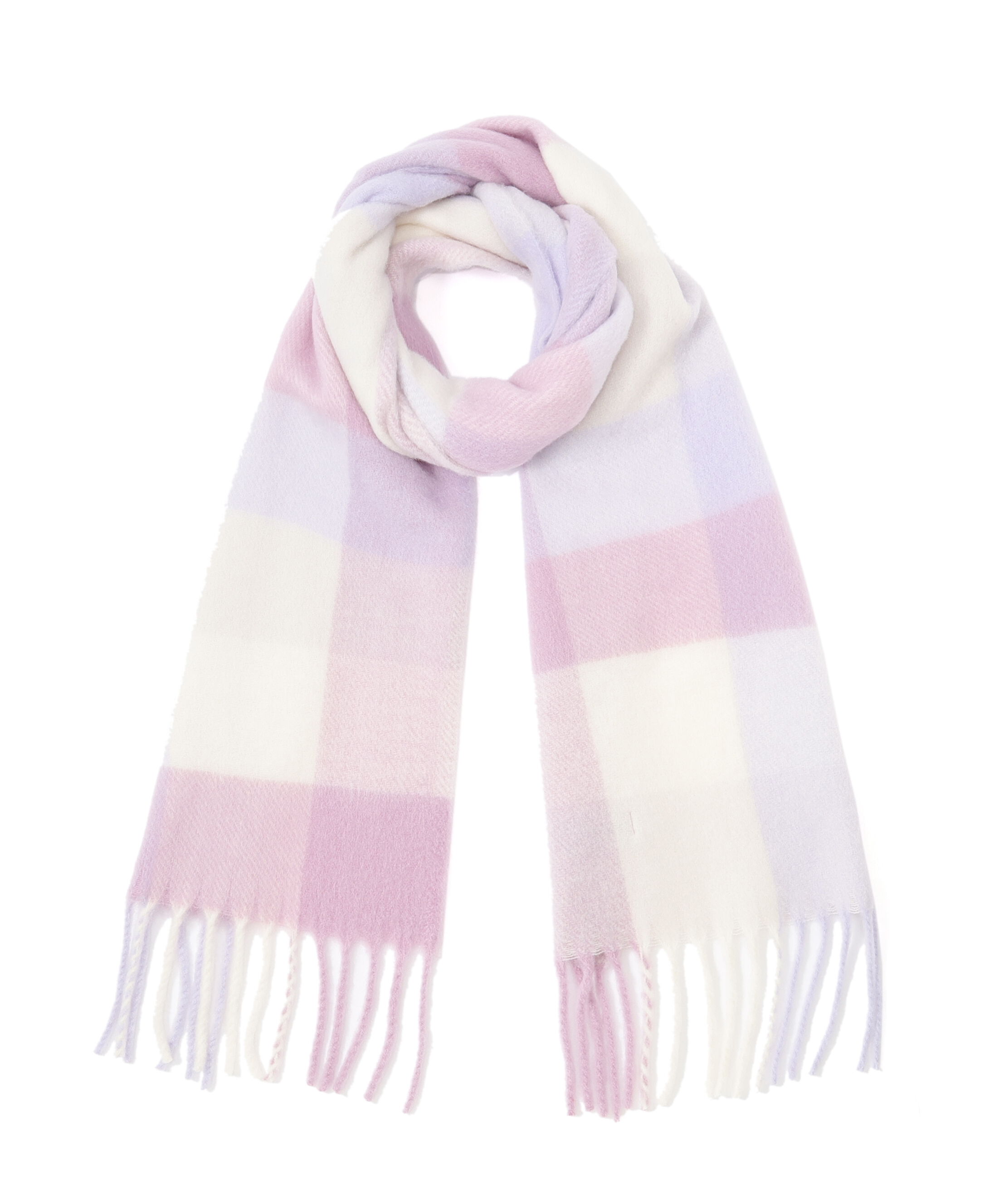  「ブロックチェックストール」|バンダナ・スカーフ|