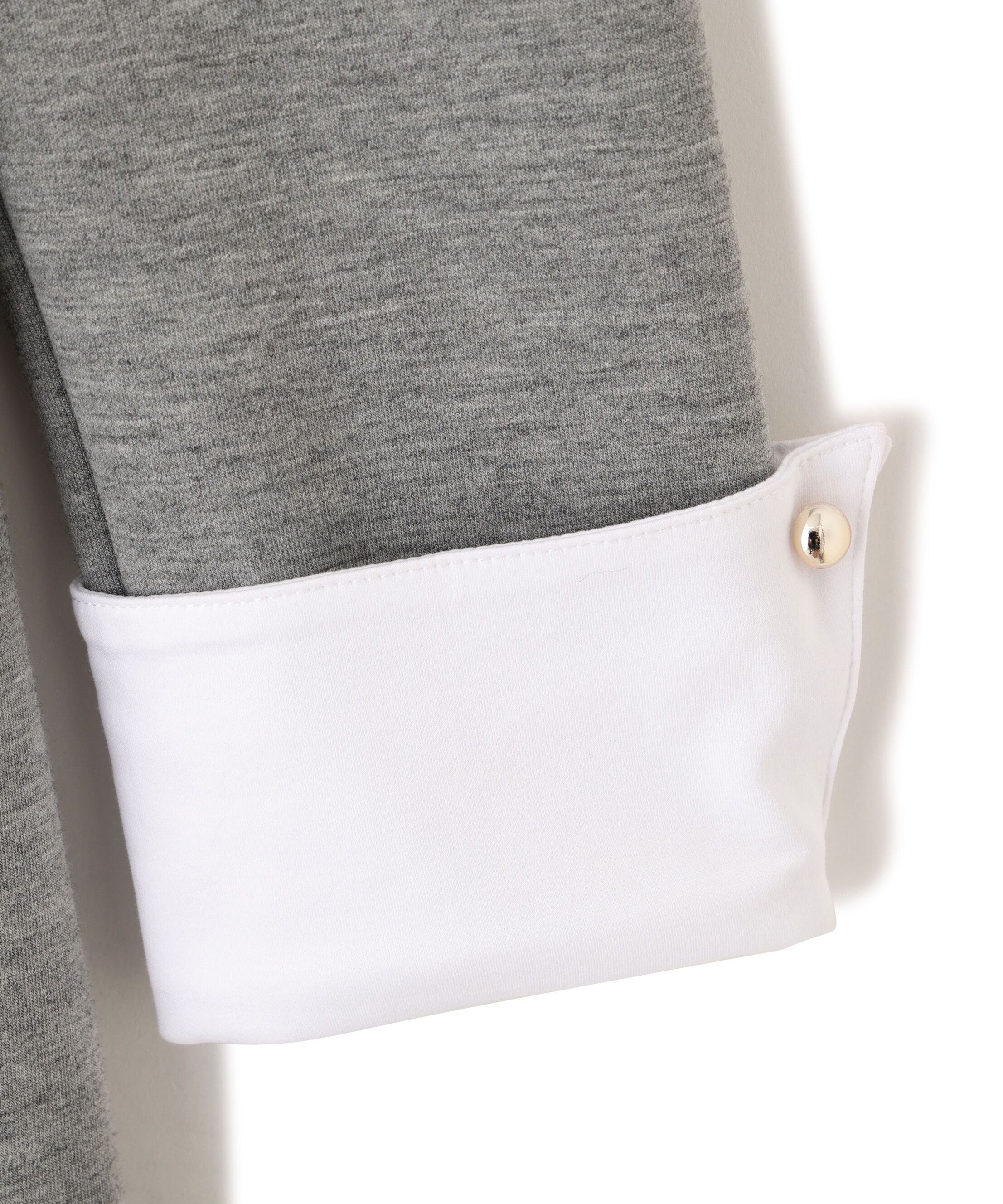  「ポロ衿カットソーフレアワンピース」|ワンピース|