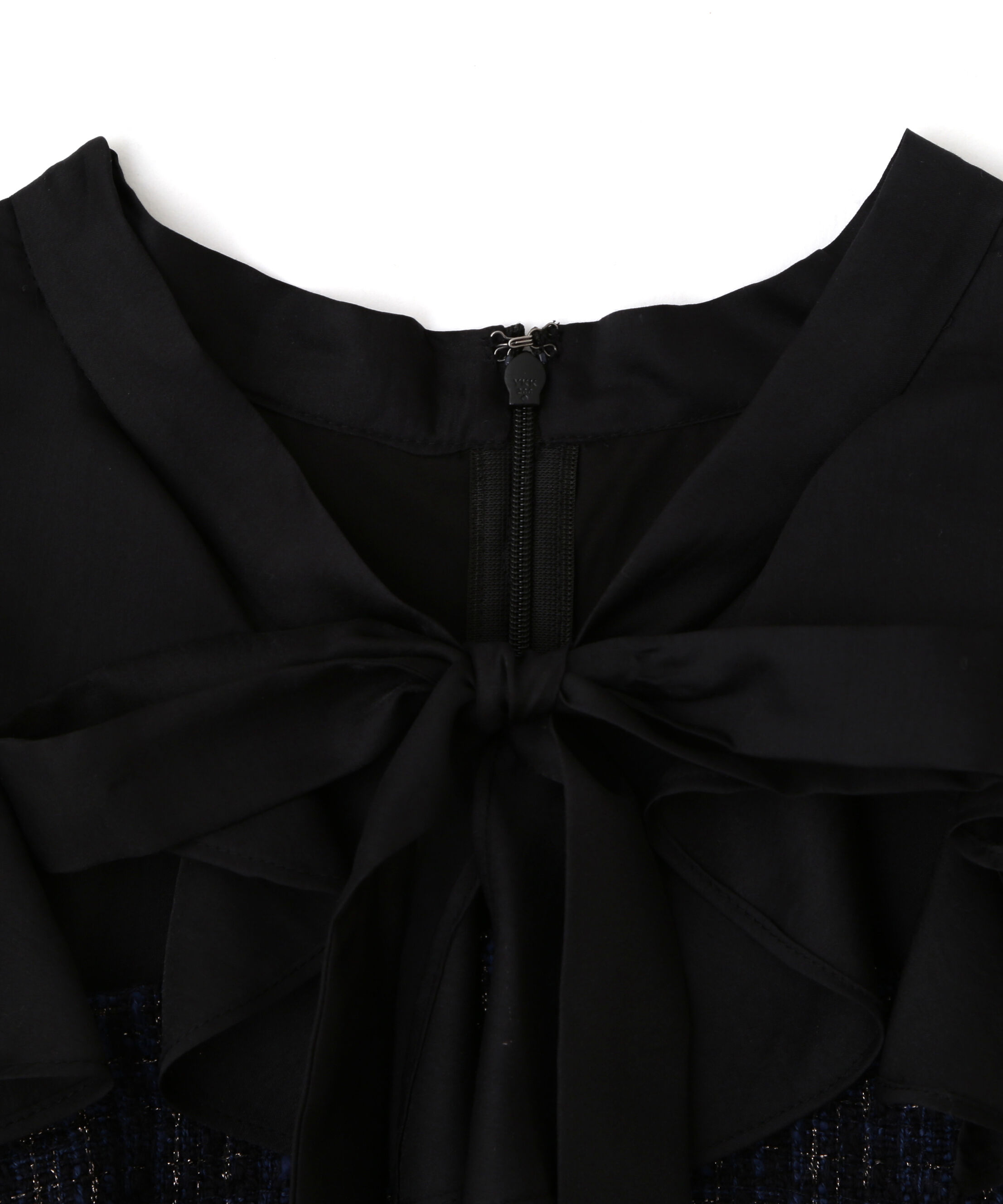  「ブラウスドッキングツィードワンピース」|ワンピース|