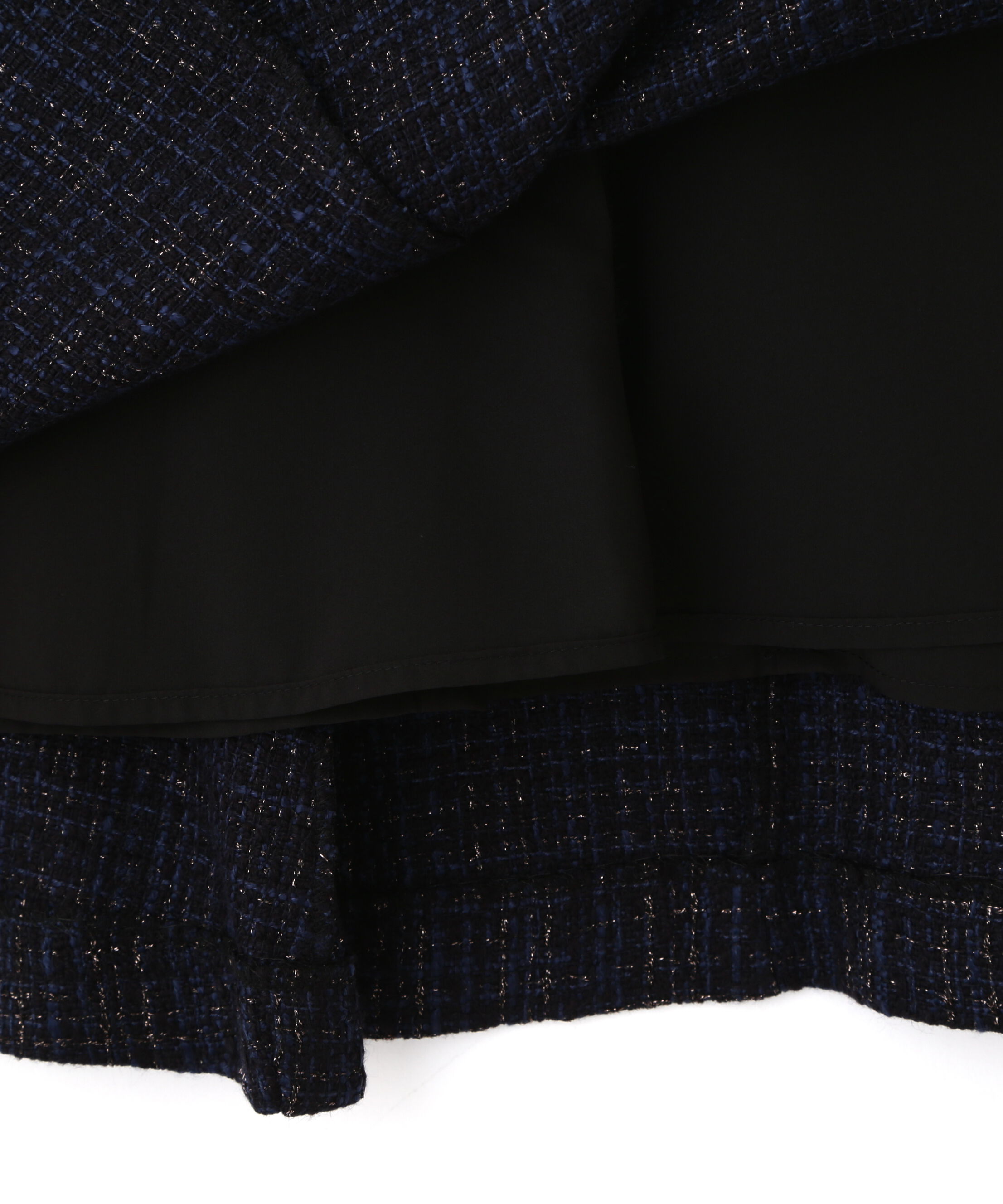  「ブラウスドッキングツィードワンピース」|ワンピース|