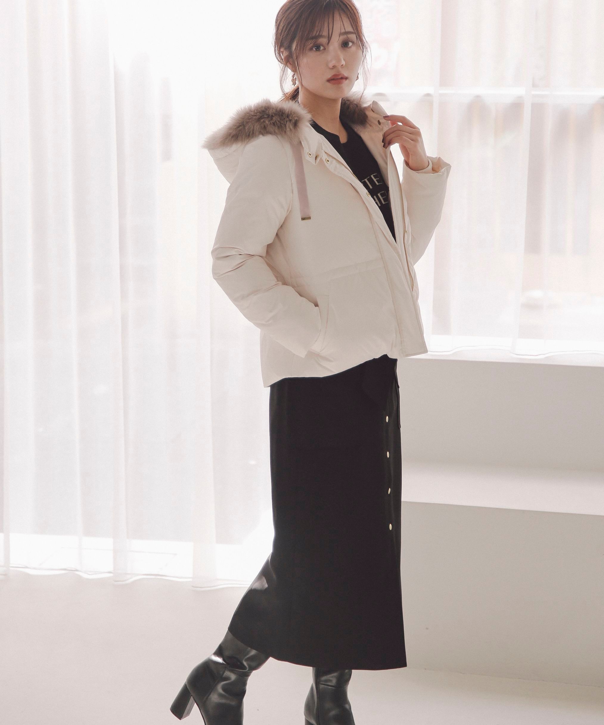 PROPORTION BODY DRESSING「ウエストマークショートダウン/23AW」|ブルゾン・スタジャン|