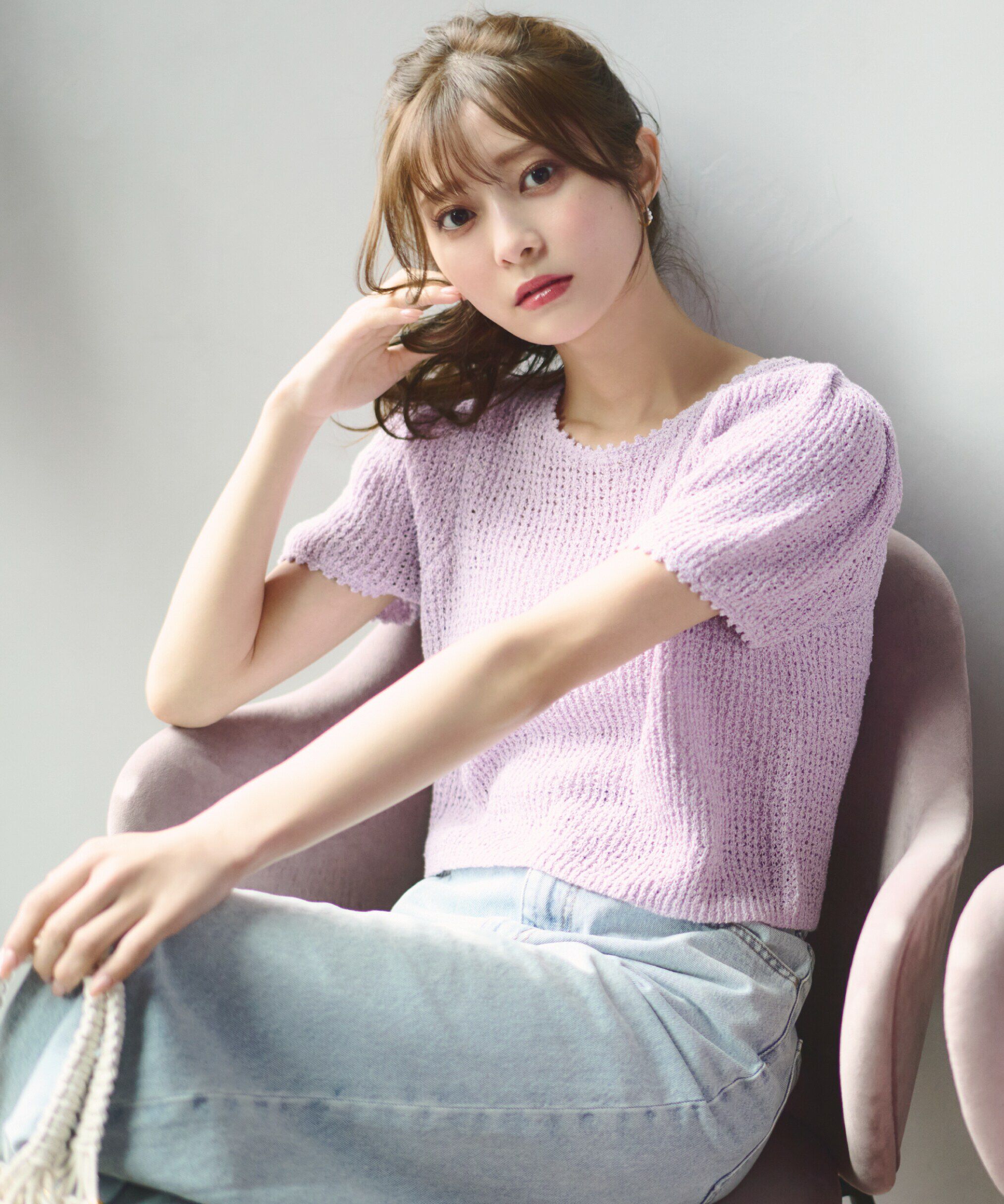 PROPORTION BODY DRESSING「ワイドデニムパンツ 新色カラー：ブルー」|その他|