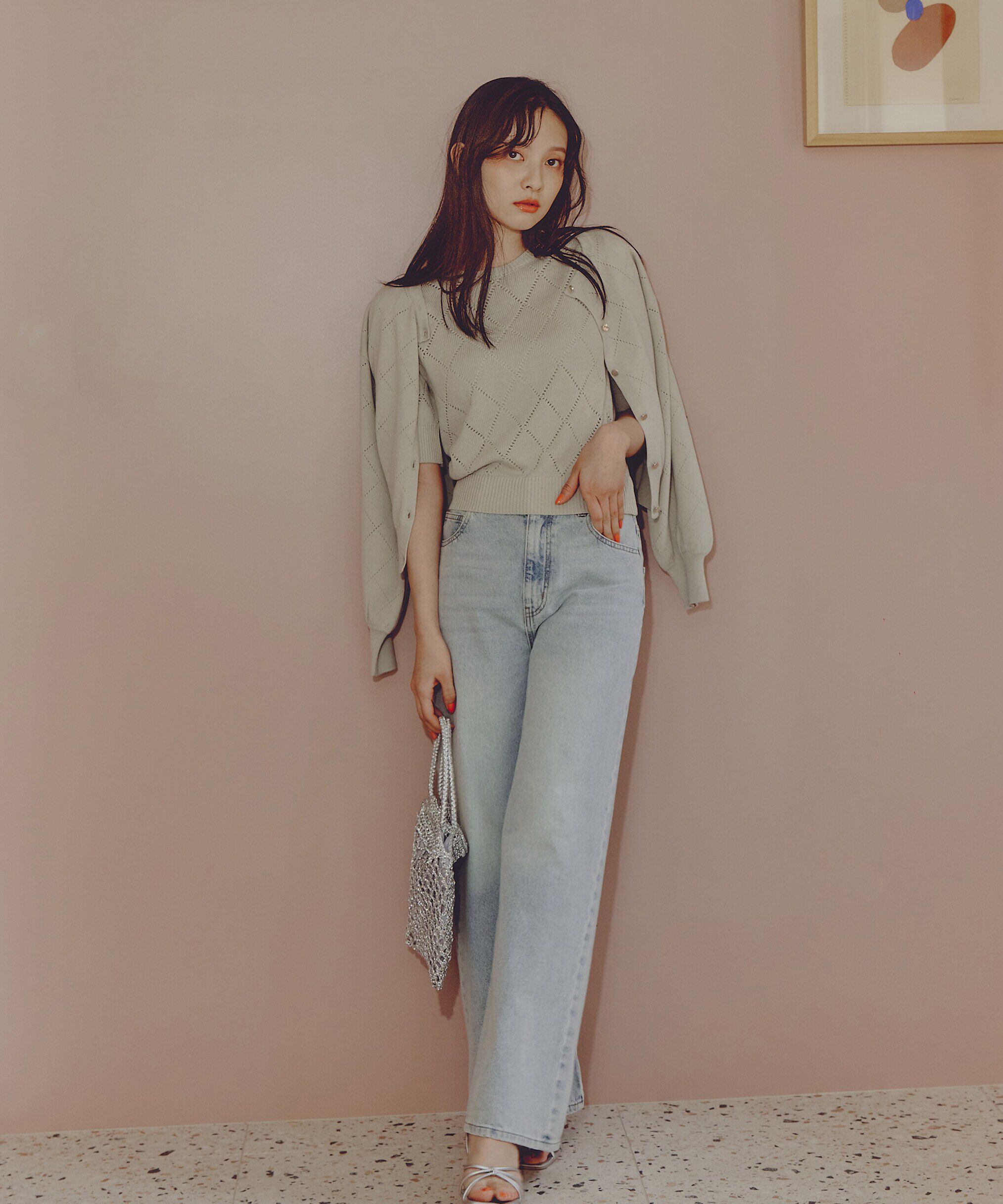 PROPORTION BODY DRESSING「ワイドデニムパンツ 新色カラー：ブルー」|その他|