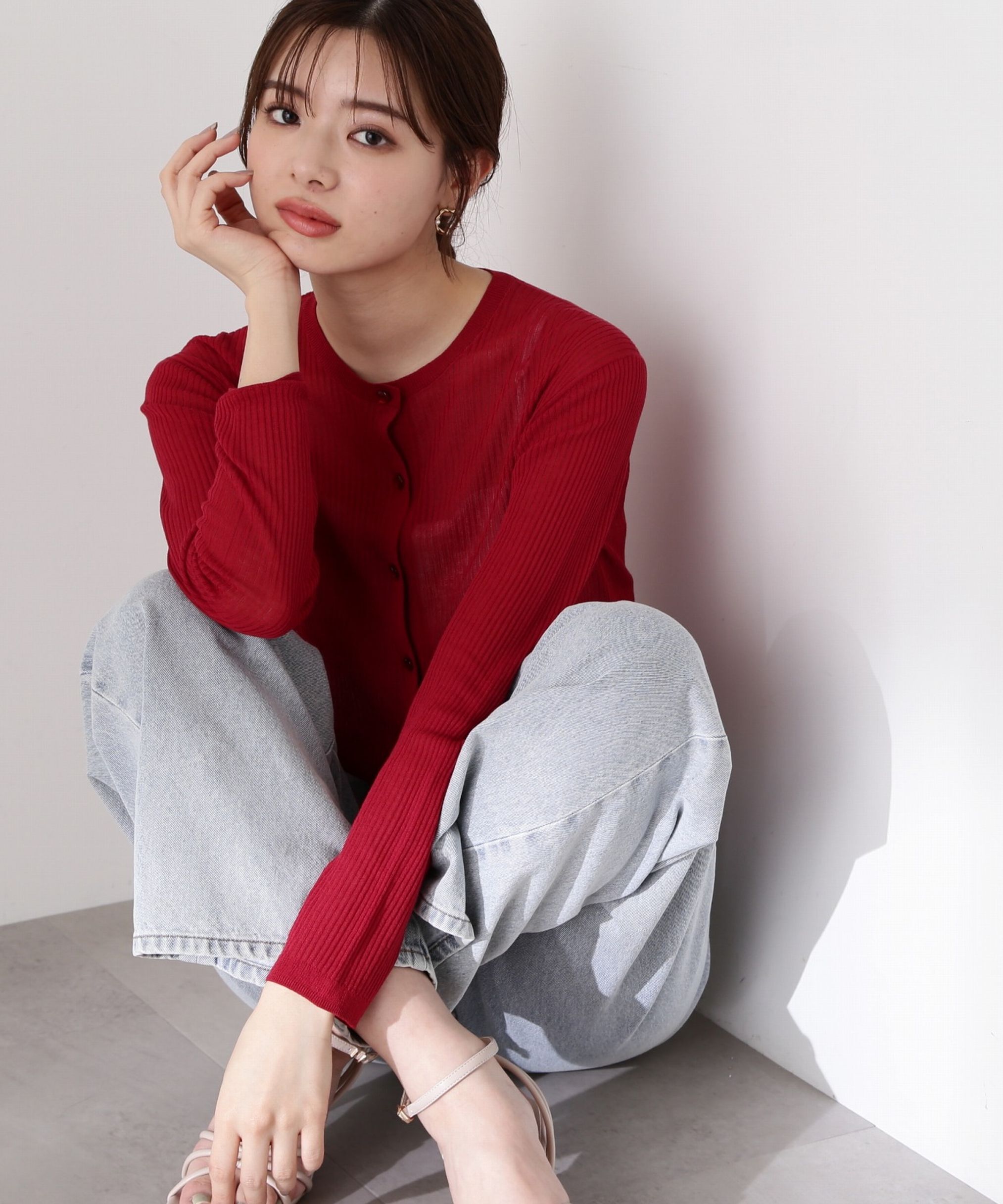 PROPORTION BODY DRESSING「ワイドデニムパンツ 新色カラー：ブルー」|その他|