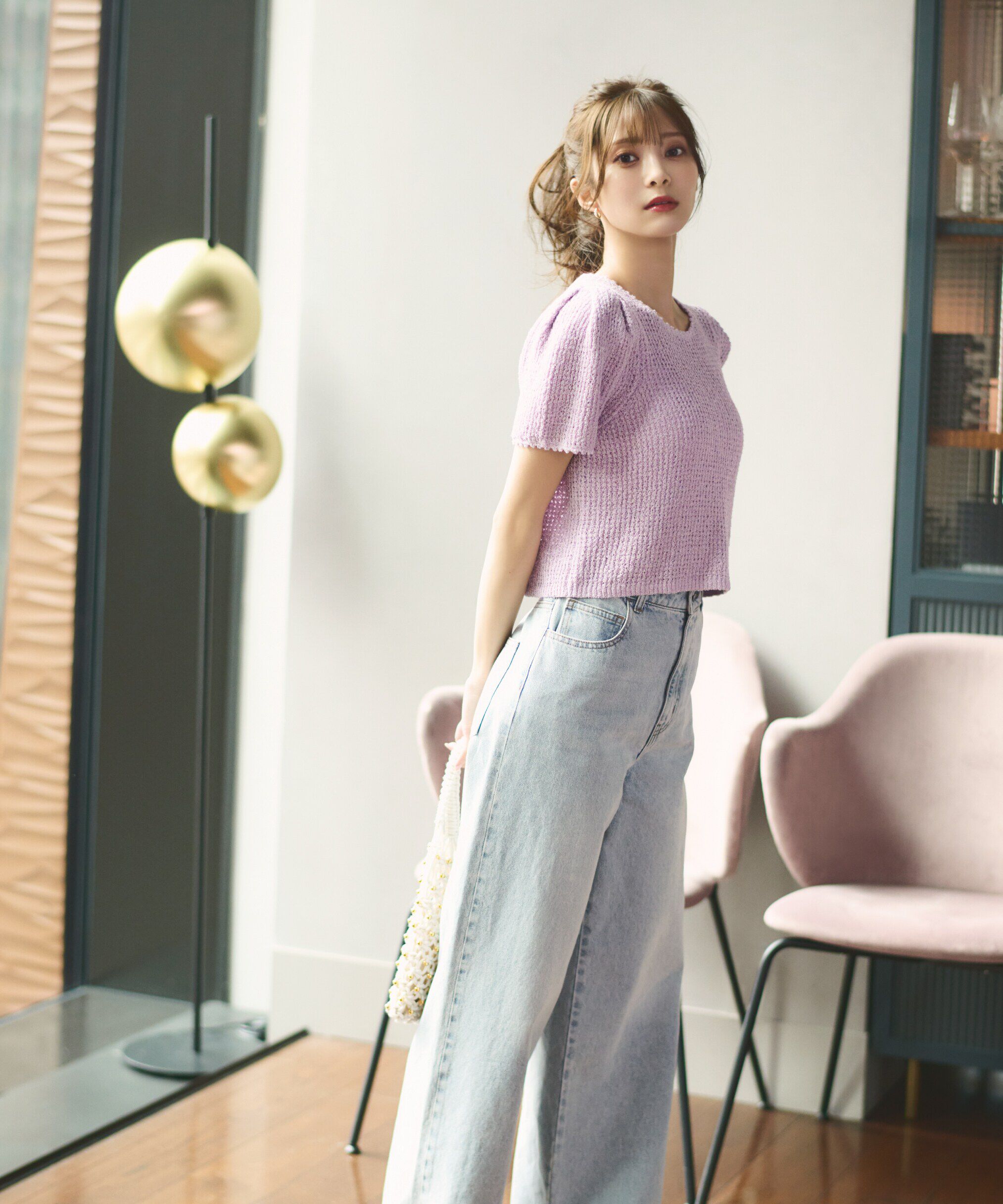 PROPORTION BODY DRESSING「ワイドデニムパンツ 新色カラー：ブルー」|その他|