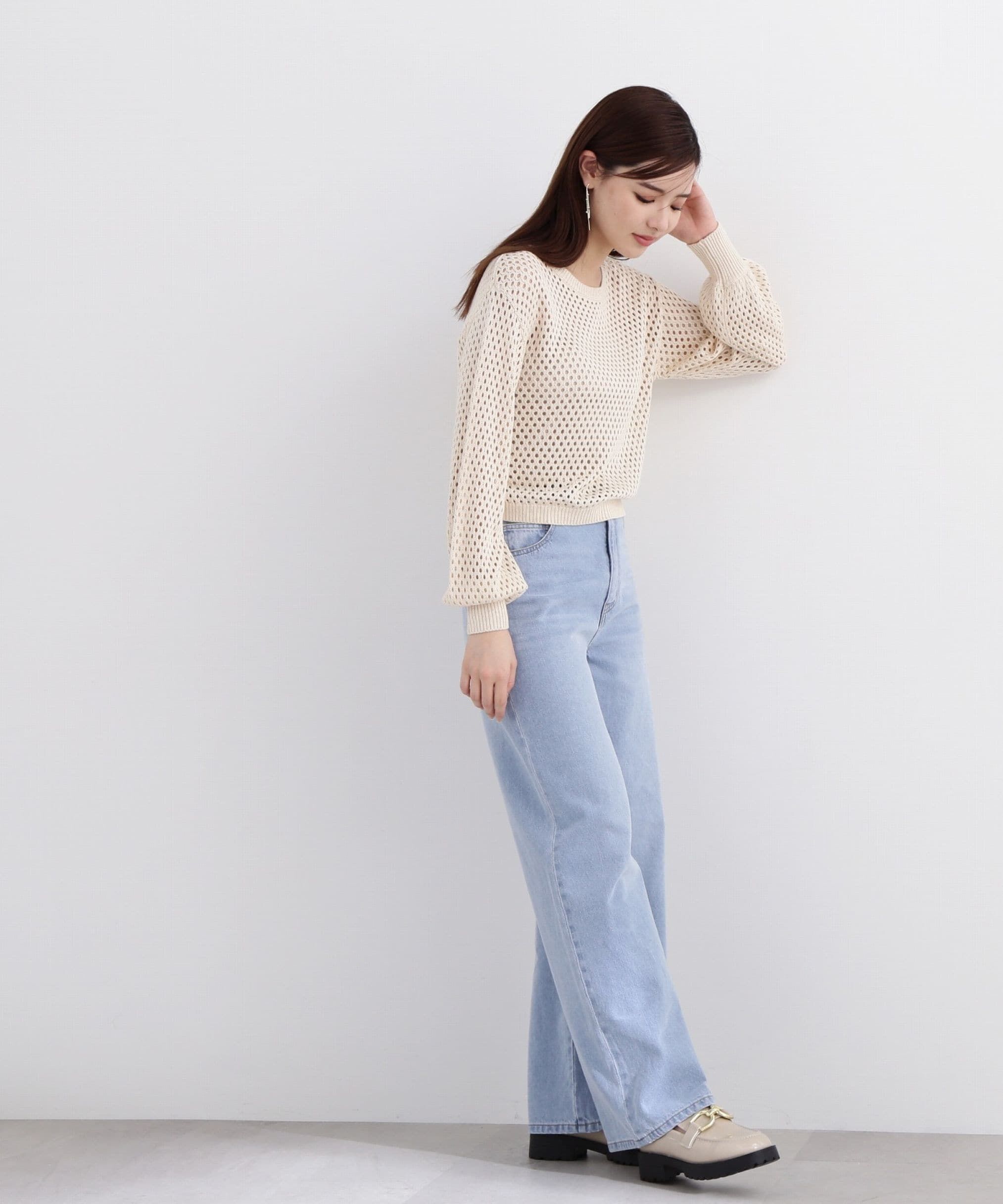 PROPORTION BODY DRESSING「ワイドデニムパンツ 新色カラー：ブルー」|その他|