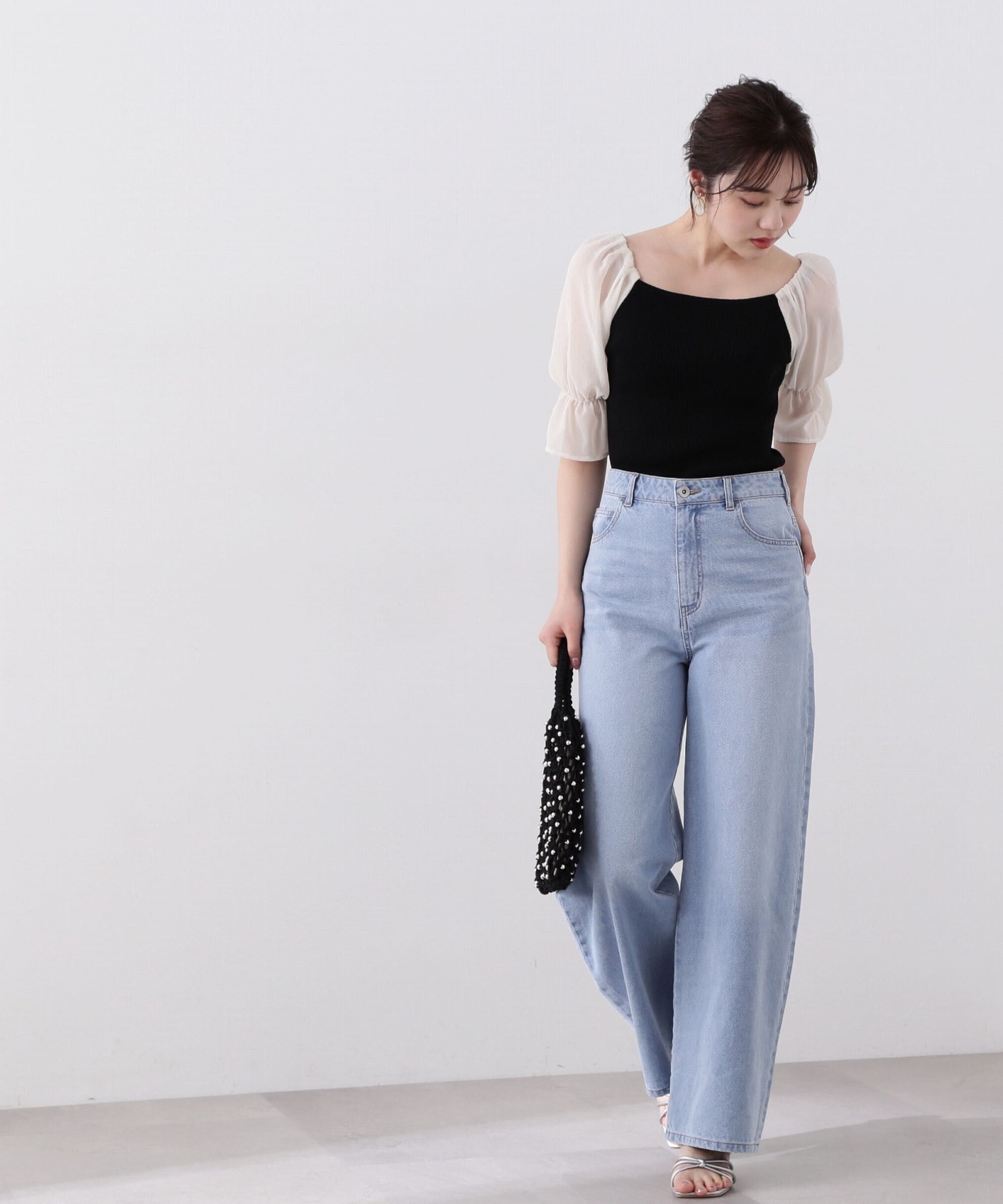 PROPORTION BODY DRESSING「ワイドデニムパンツ 新色カラー：ブルー」|その他|