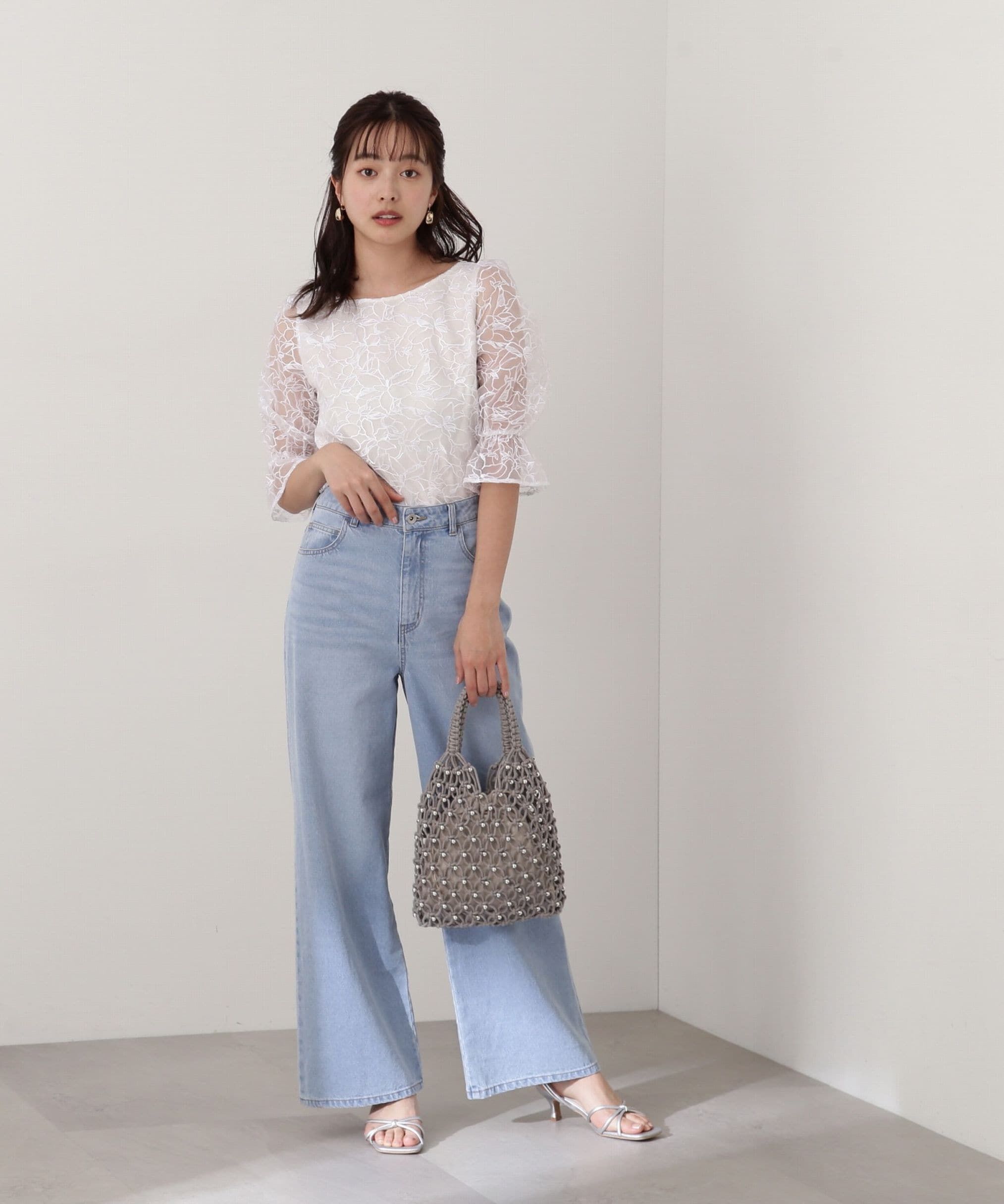 PROPORTION BODY DRESSING「ワイドデニムパンツ 新色カラー：ブルー」|その他|