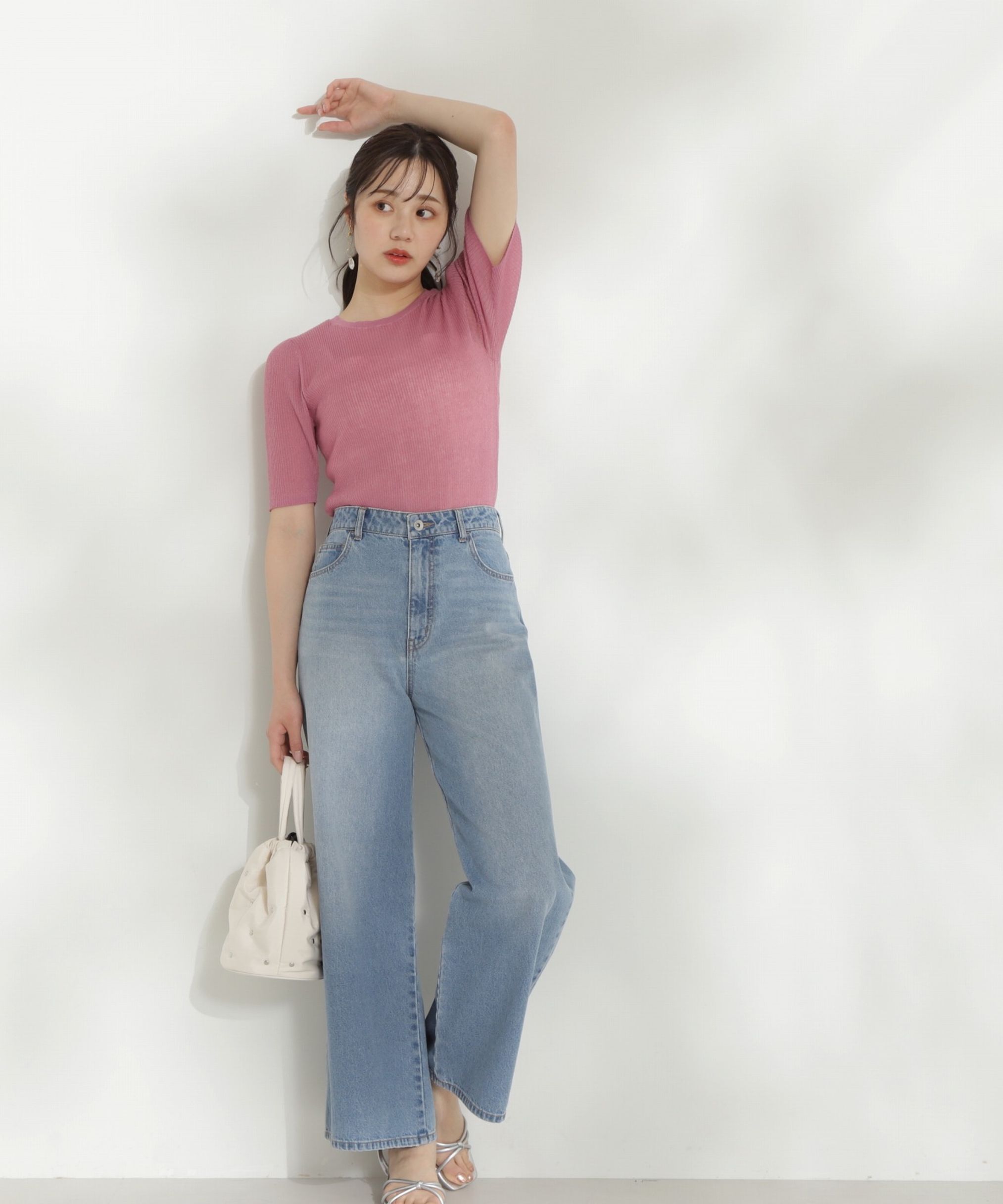 PROPORTION BODY DRESSING「ワイドデニムパンツ 新色カラー：ブルー」|その他|