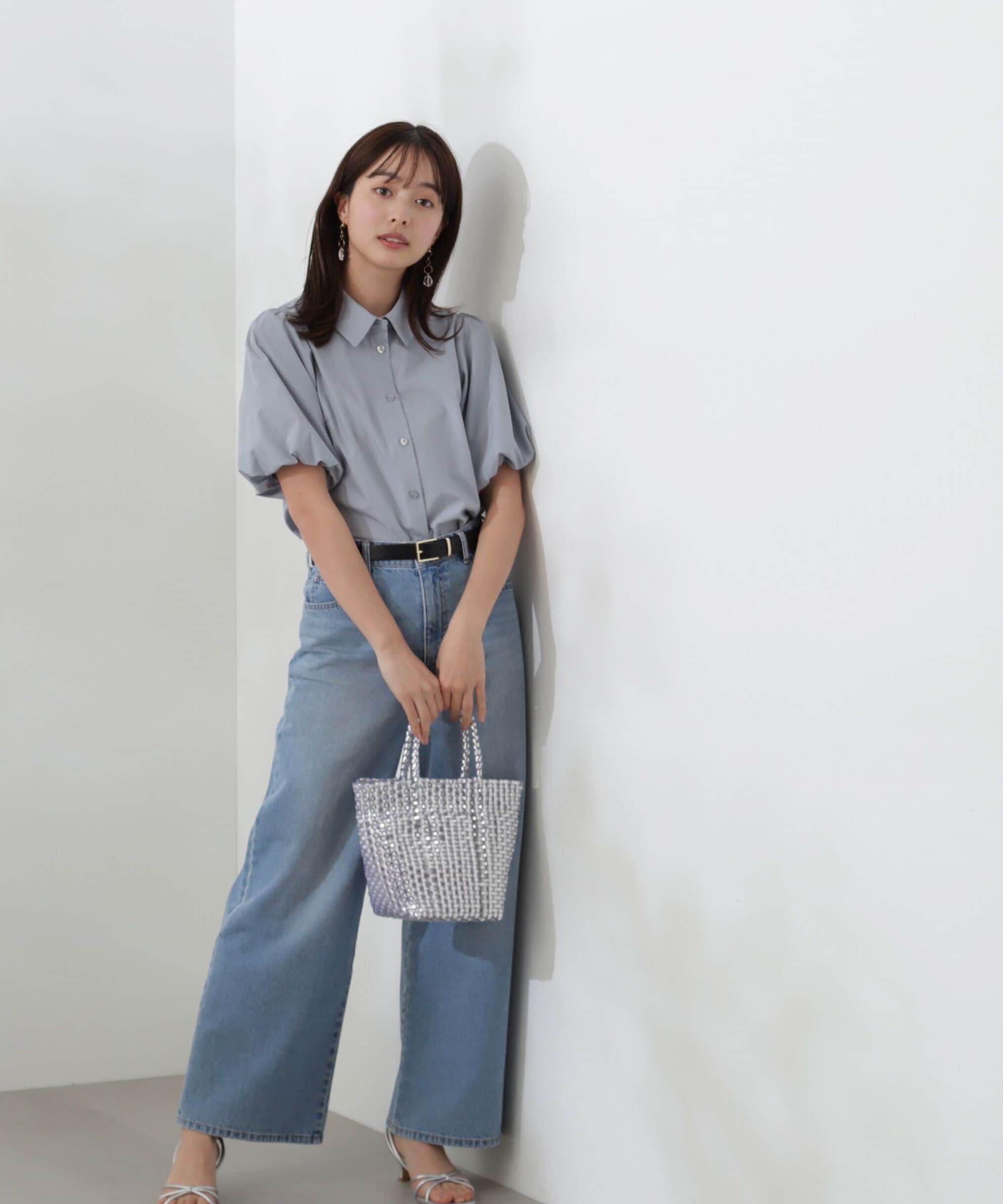 PROPORTION BODY DRESSING「ワイドデニムパンツ 新色カラー：ブルー」|その他|