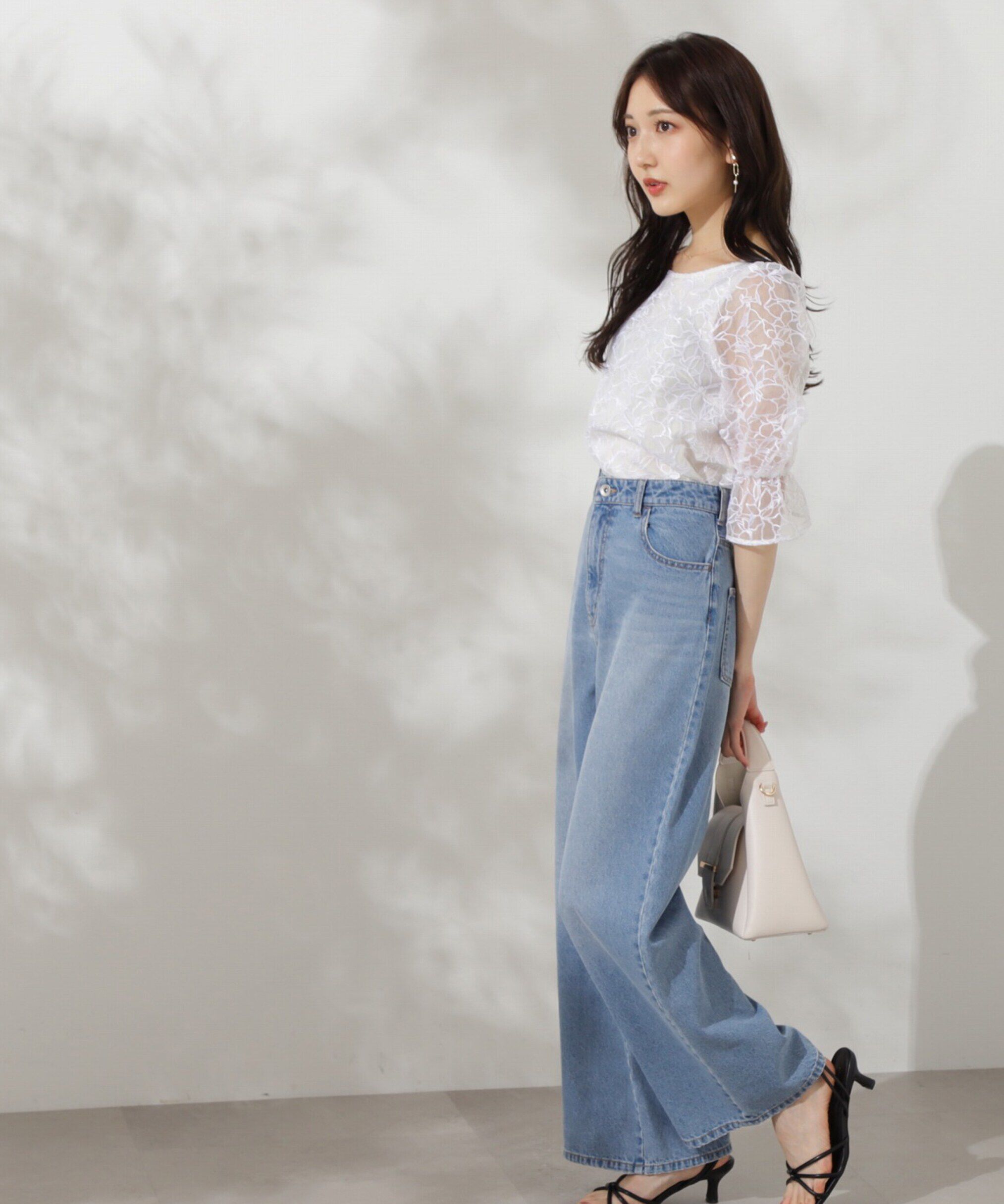 PROPORTION BODY DRESSING「ワイドデニムパンツ 新色カラー：ブルー」|その他|