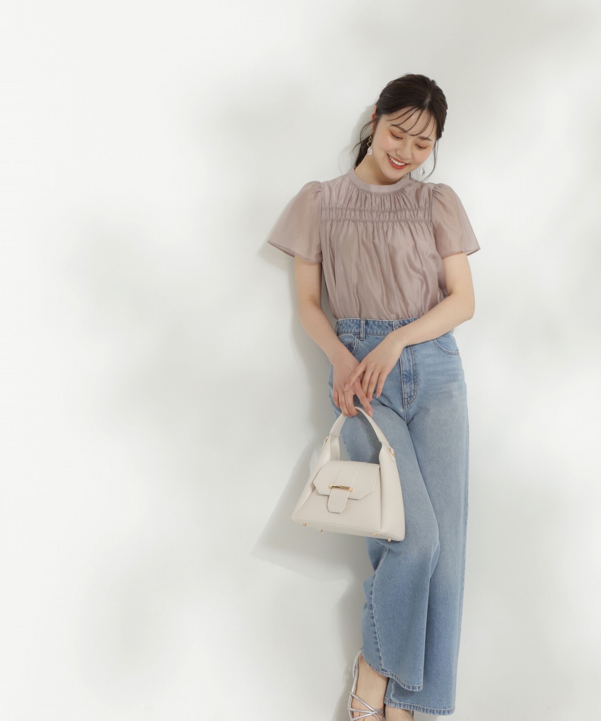 PROPORTION BODY DRESSING「ワイドデニムパンツ 新色カラー：ブルー」|その他|