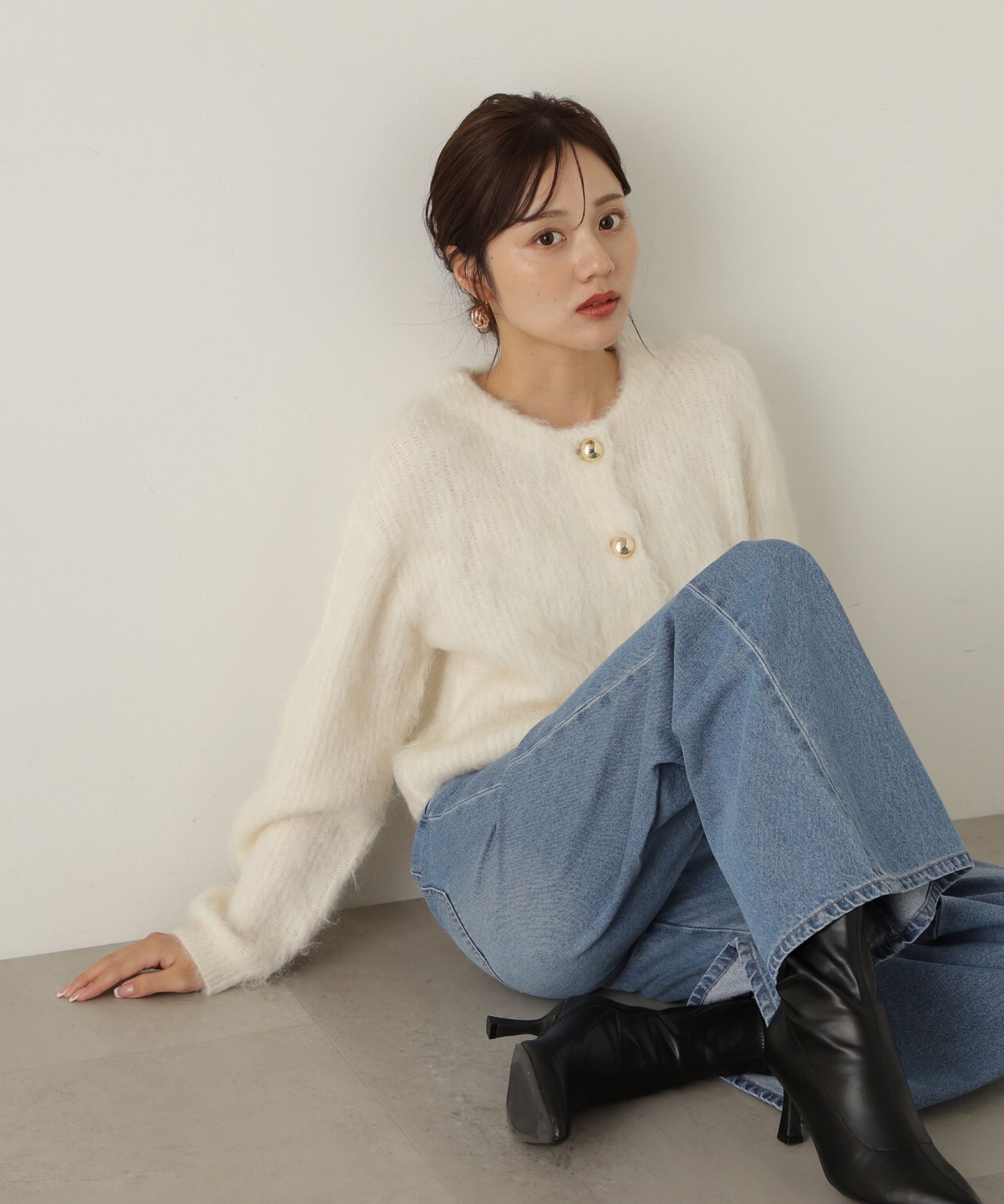 PROPORTION BODY DRESSING「ワイドデニムパンツ 新色カラー：ブルー」|その他|