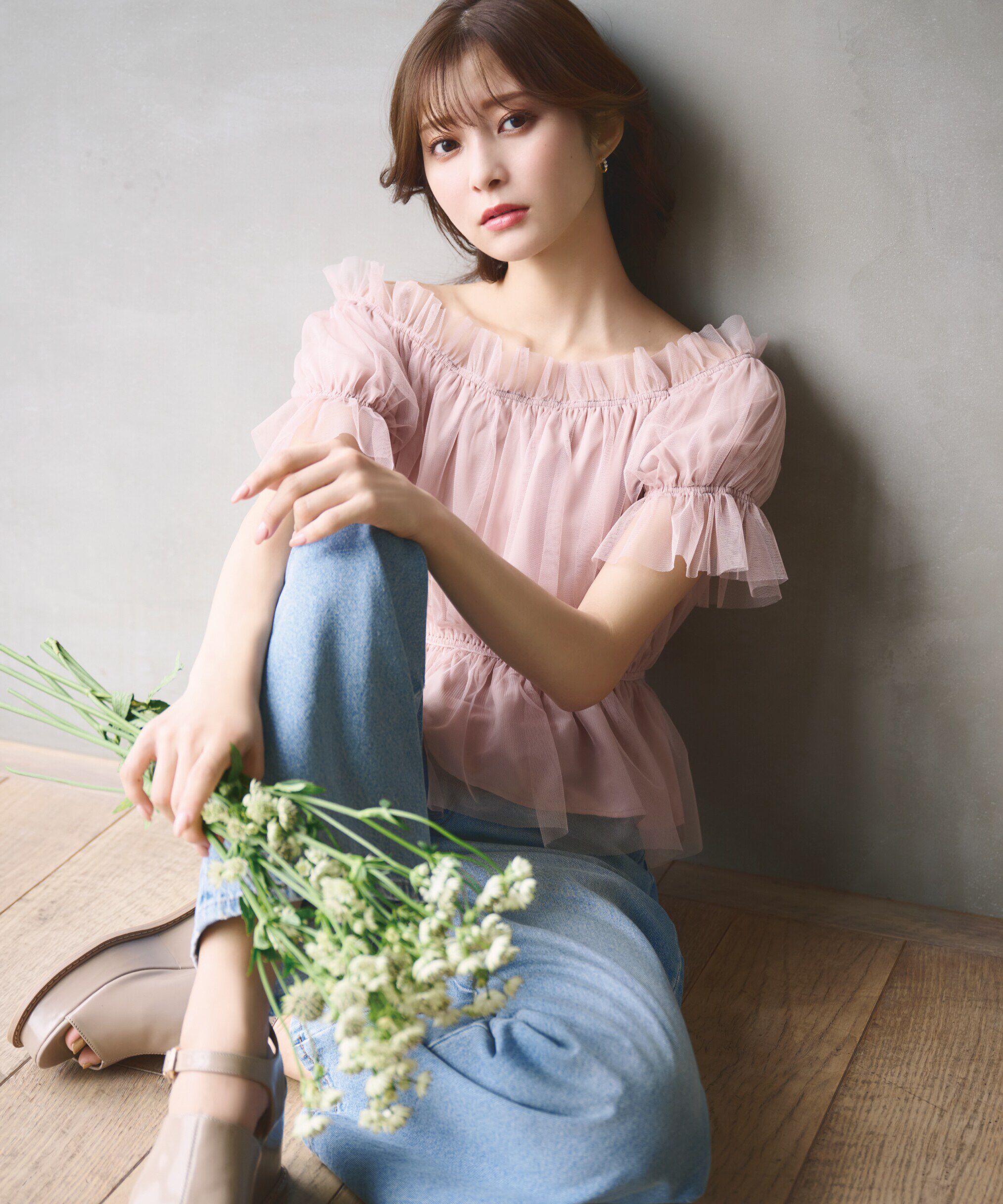 PROPORTION BODY DRESSING「ワイドデニムパンツ 新色カラー：ブルー」|その他|