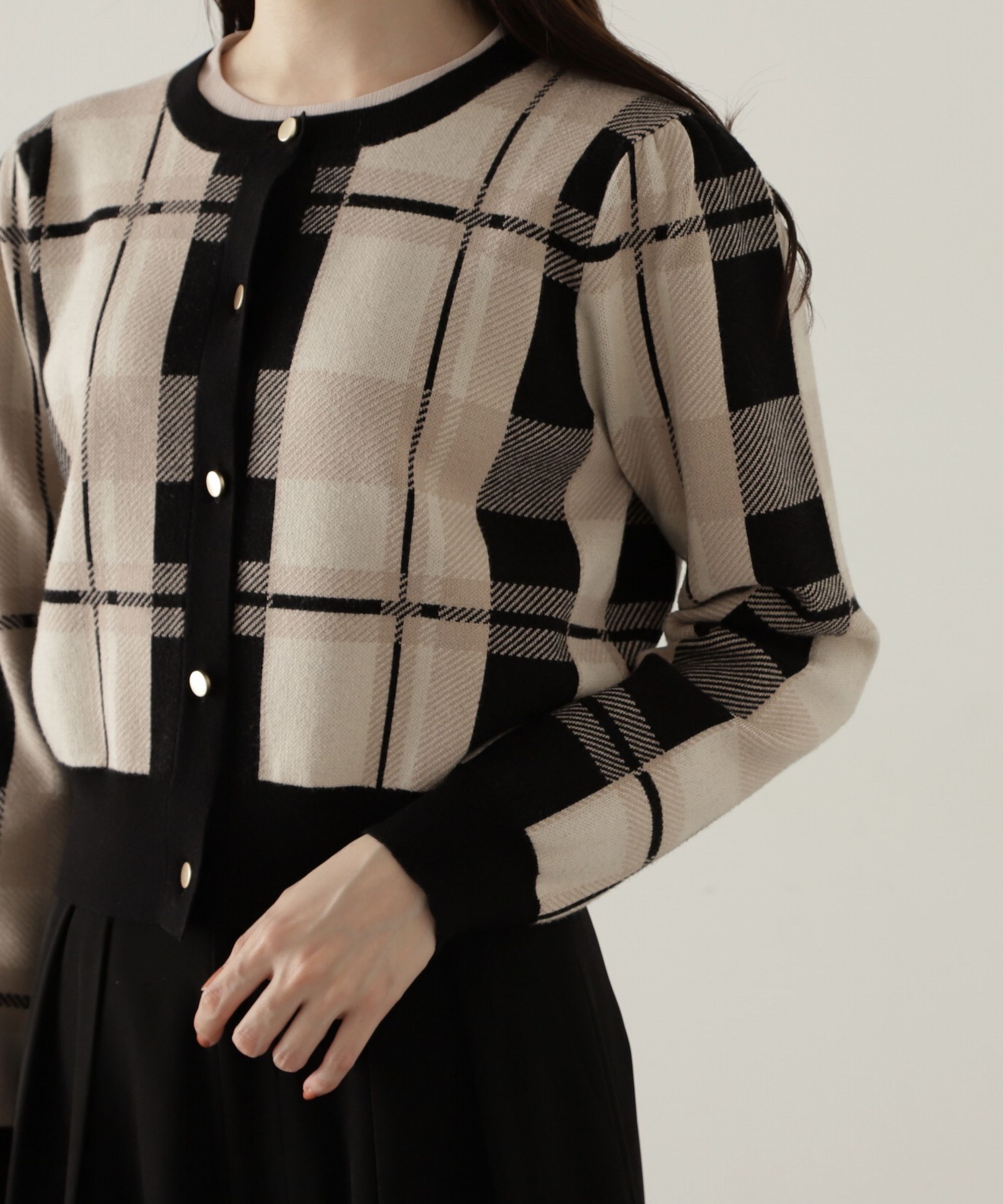 PROPORTION BODY DRESSING「チェックカーディガン」|カーディガン|