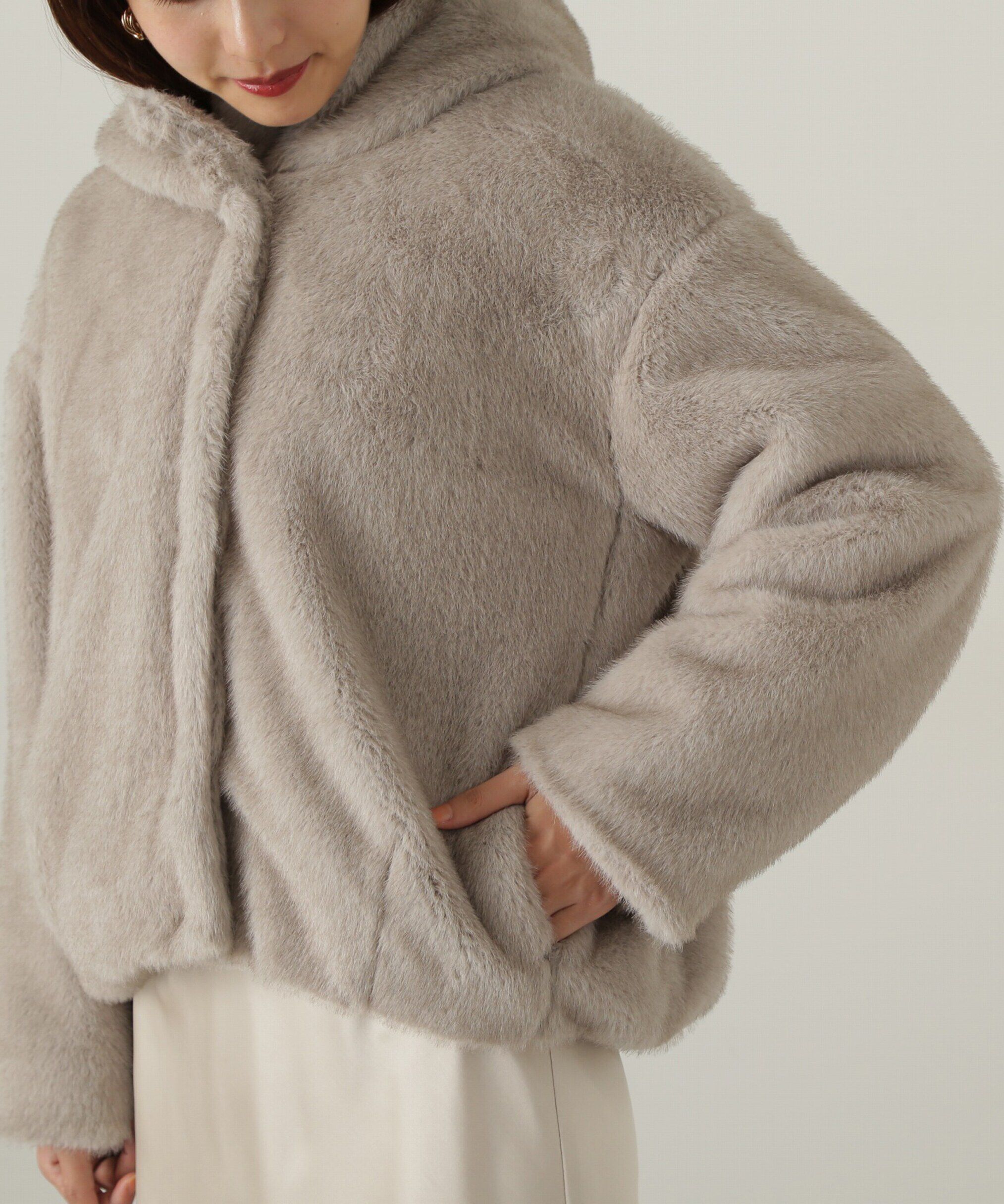 PROPORTION BODY DRESSING「フェイクファーブルゾン　24AW」|ブルゾン・スタジャン|