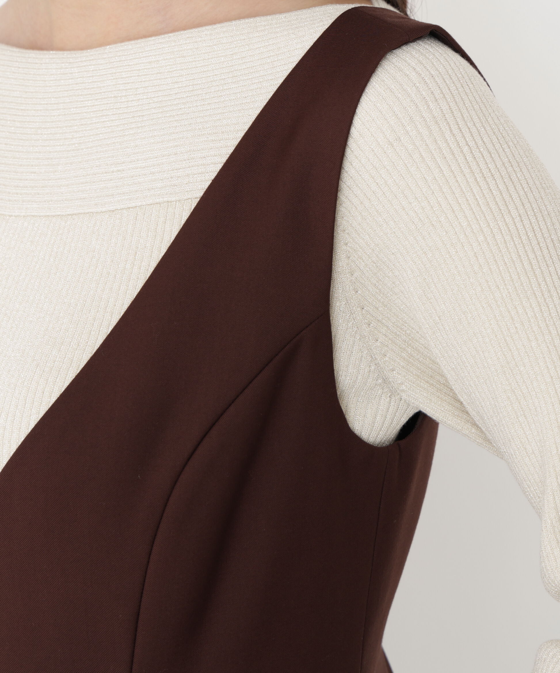 PROPORTION BODY DRESSING「タックフレアジャンスカ 25AW」|ワンピース|