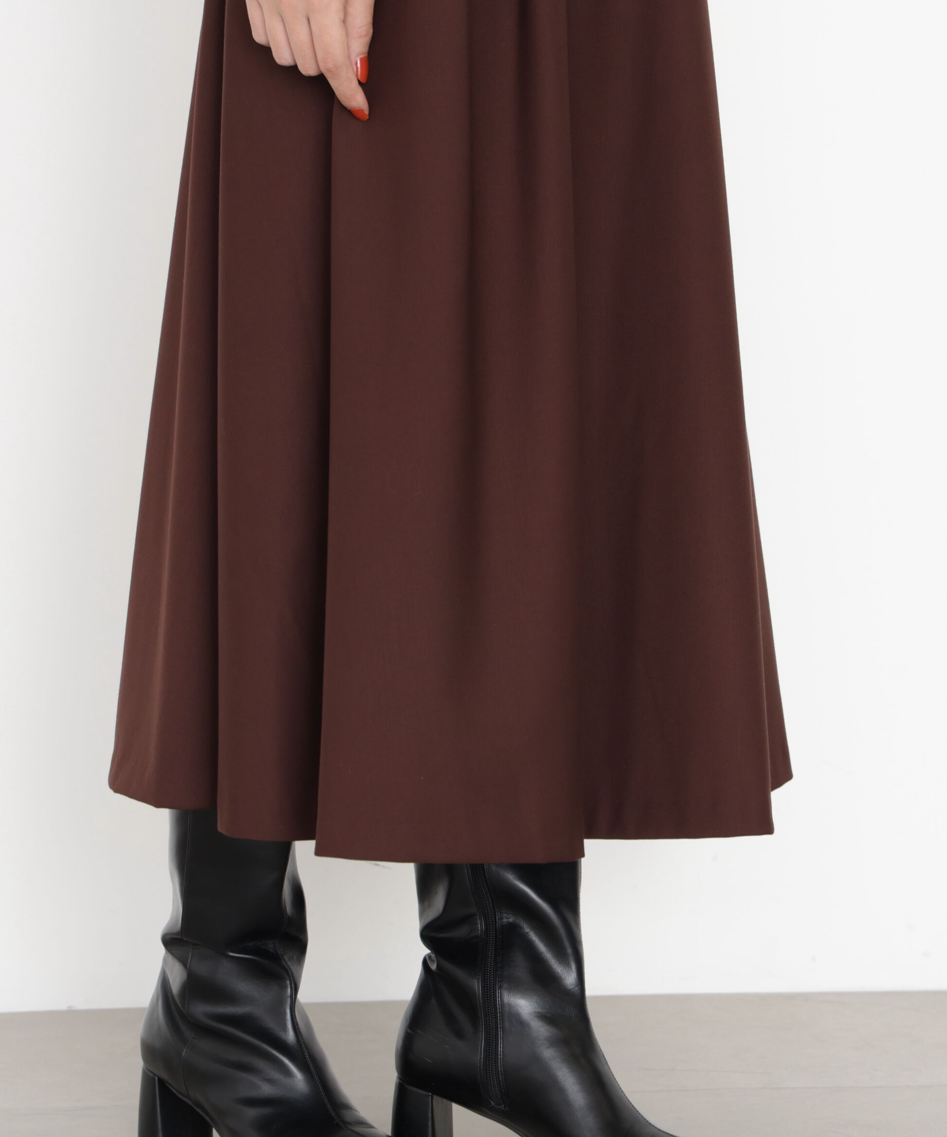 PROPORTION BODY DRESSING「タックフレアジャンスカ 25AW」|ワンピース|