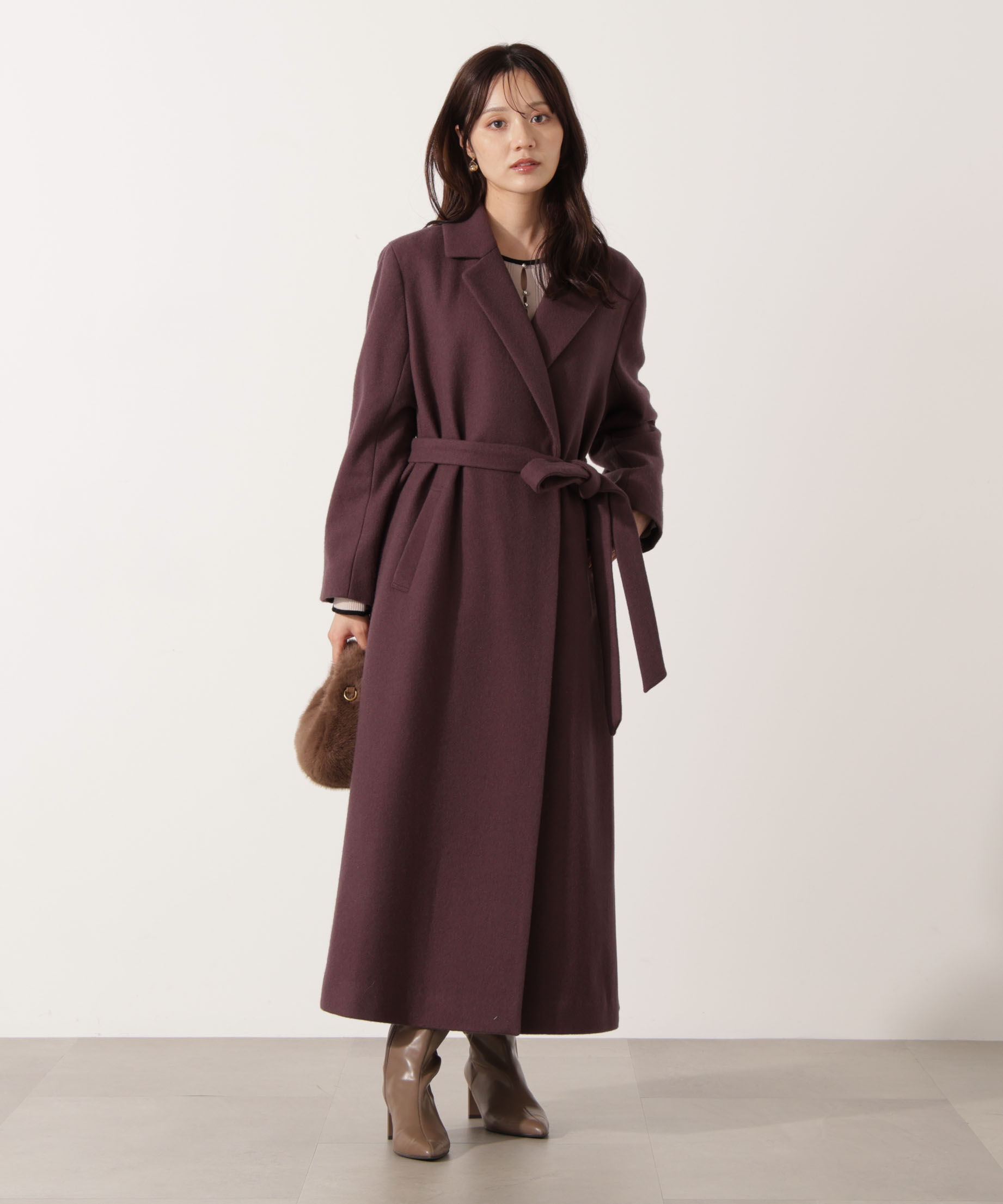 PROPORTION BODY DRESSING「ベルテッドレディーコート 25AW」|その他|