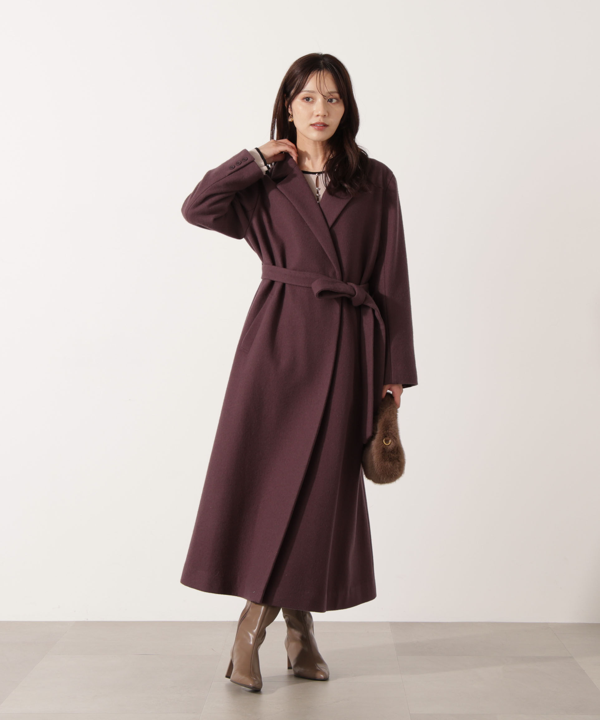 PROPORTION BODY DRESSING「ベルテッドレディーコート 25AW」|その他|