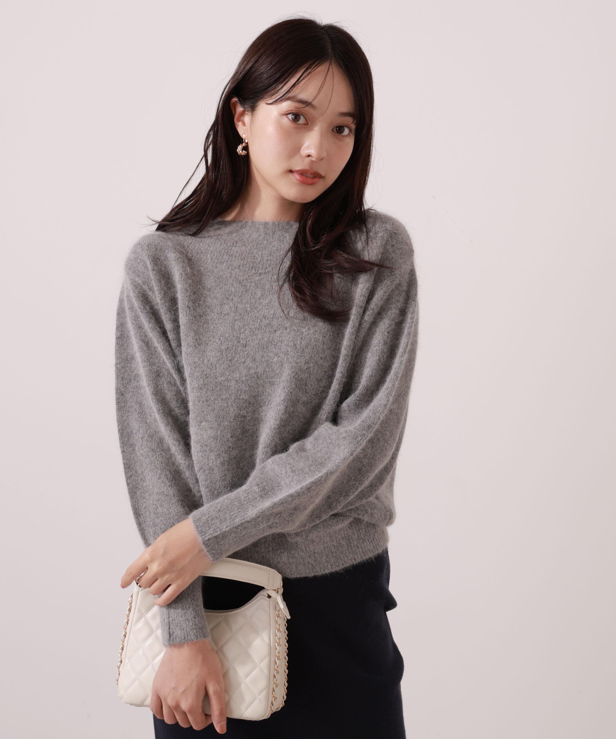 PROPORTION BODY DRESSING「FOX混ニット 25AW」|ニット・セーター|