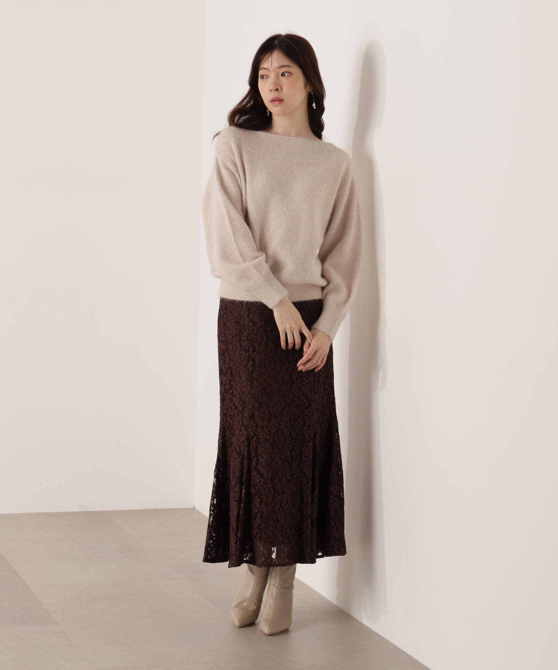 PROPORTION BODY DRESSING「FOX混ニット 25AW」|ニット・セーター|
