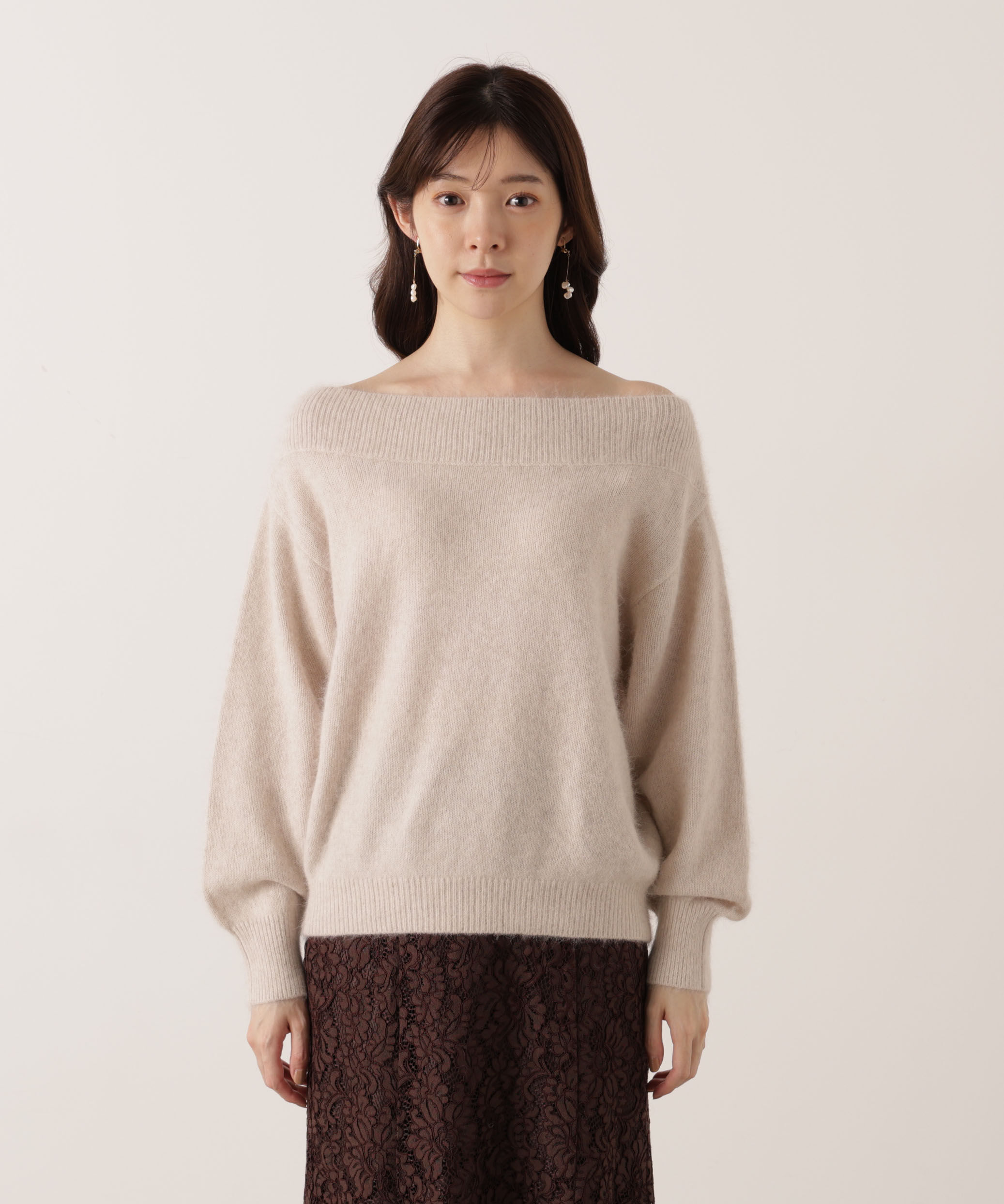 PROPORTION BODY DRESSING「FOX混ニット 25AW」|ニット・セーター|