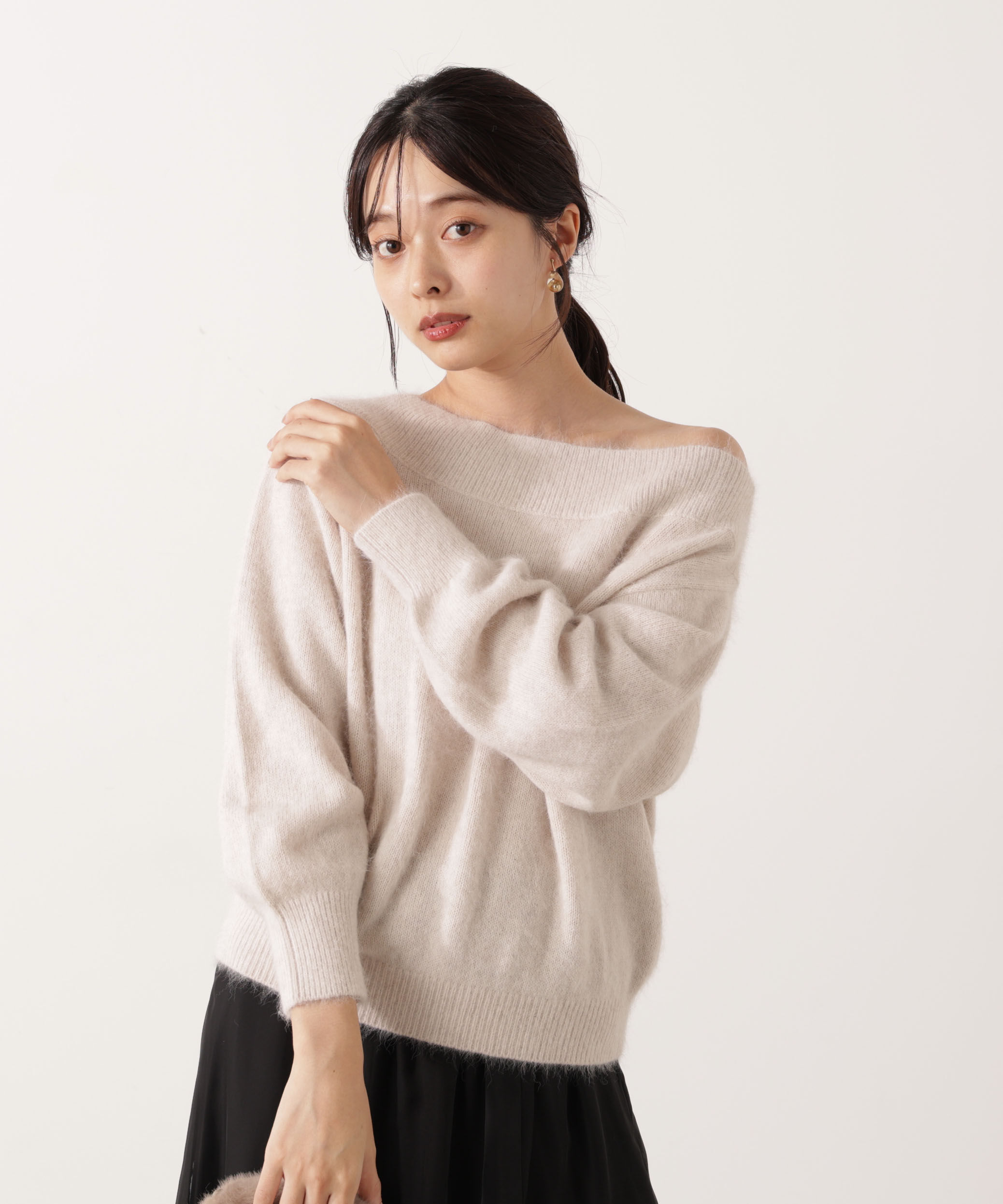 PROPORTION BODY DRESSING「FOX混ニット 25AW」|ニット・セーター|