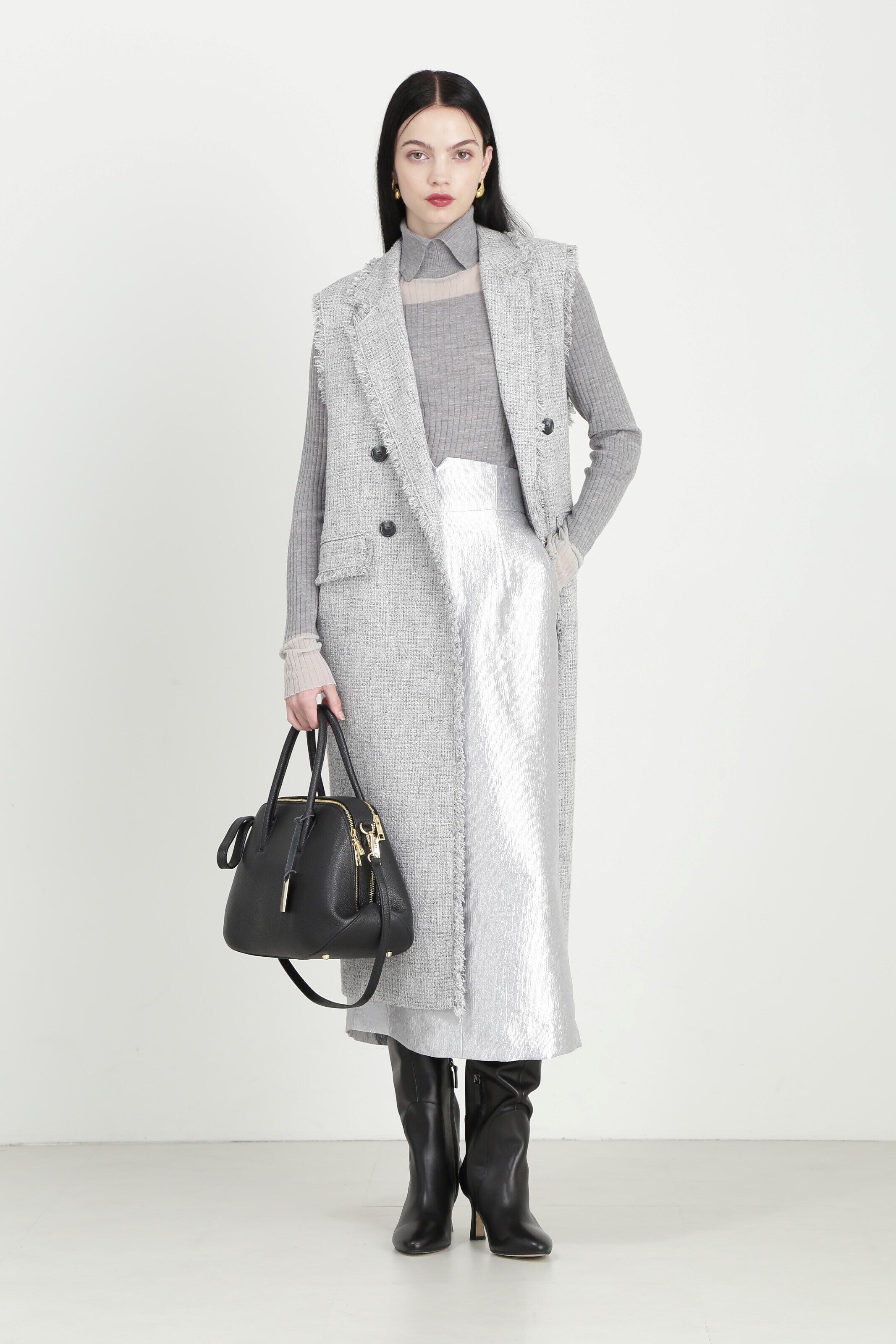  「◆スリットタートルネックニット」|ニット・セーター|