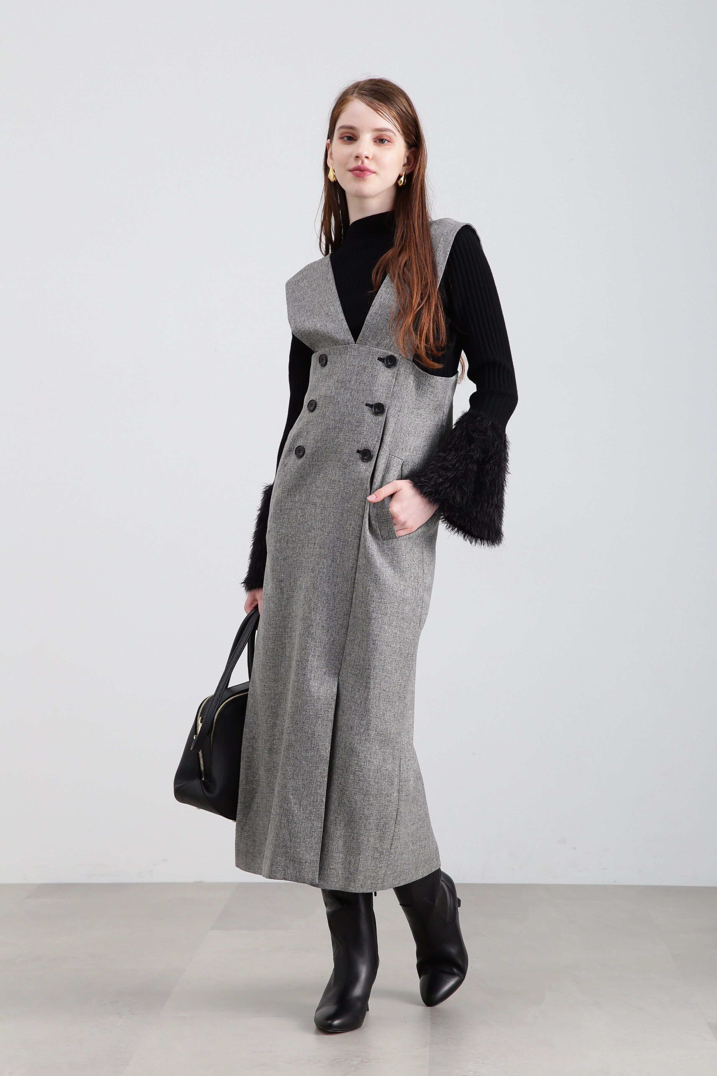  「◆フェザーコンビニットトップス」|ニット・セーター|