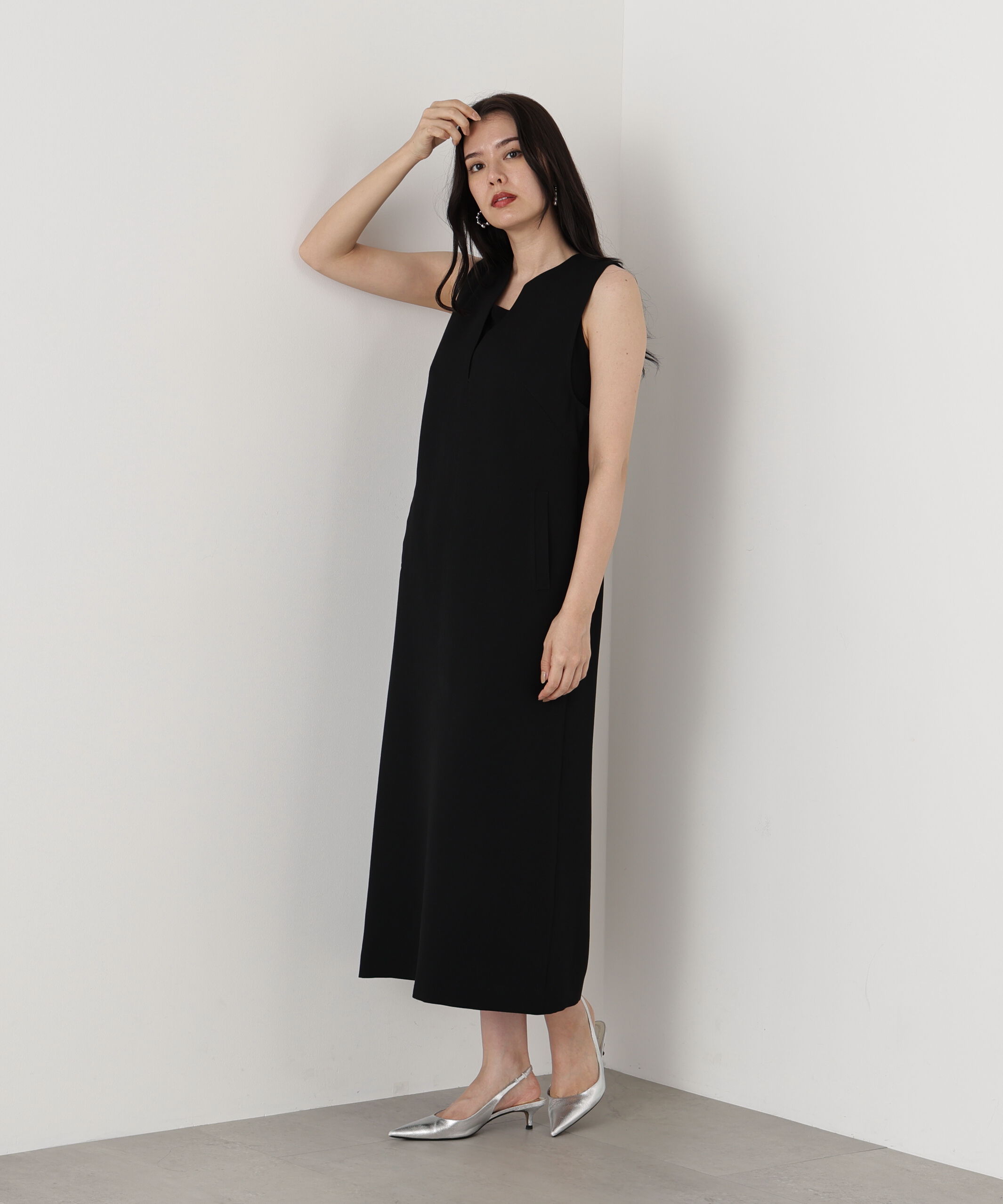  「◆キーネックジャンパースカート」|ワンピース|